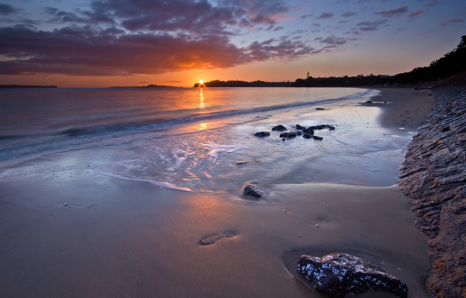 Laden Sie das Landschaft, Sun, Sunset, Strand-Bild kostenlos auf Ihren PC-Desktop herunter
