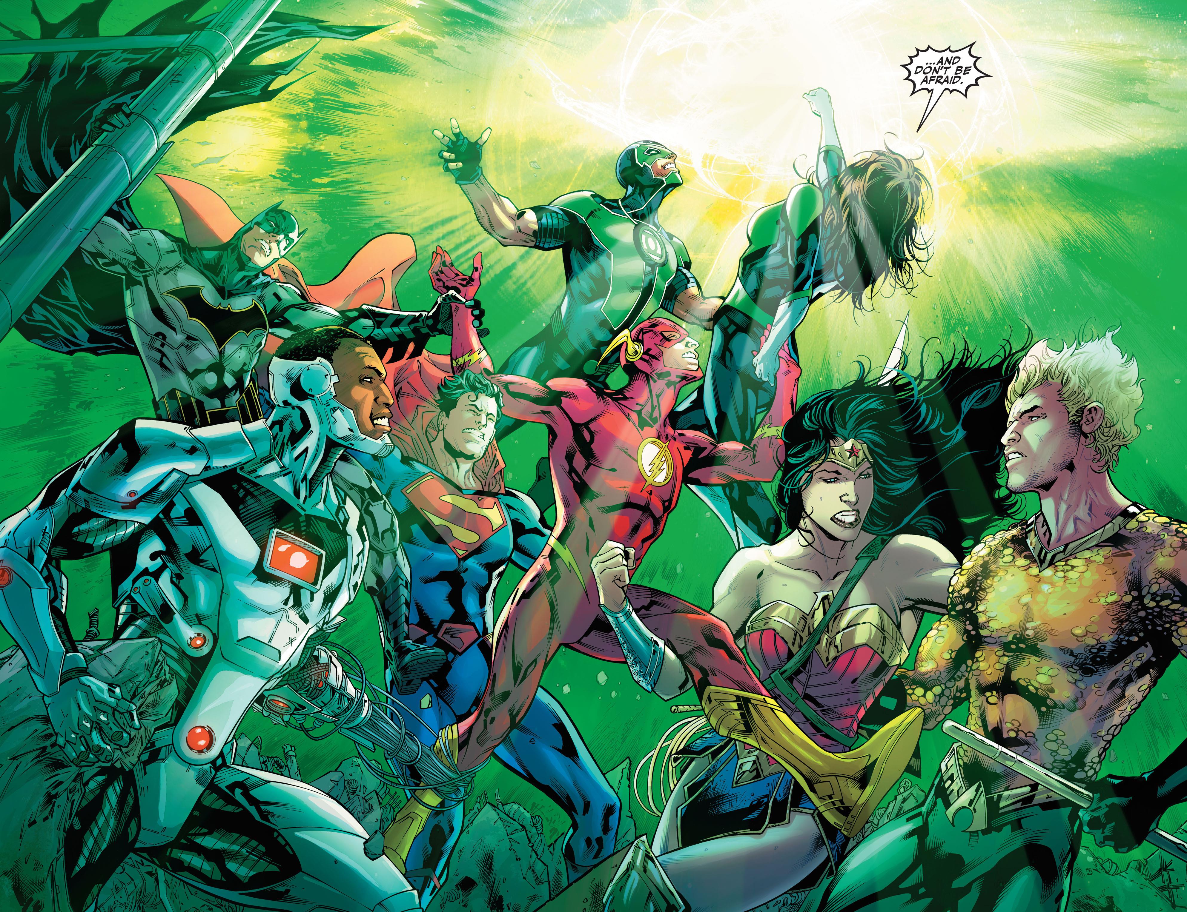 wonder woman, comics, justice league, aquaman, barry allen, batman, cyborg (dc comics), dc comics, flash, green lantern, jessica cruz (green lantern), simon baz, superman