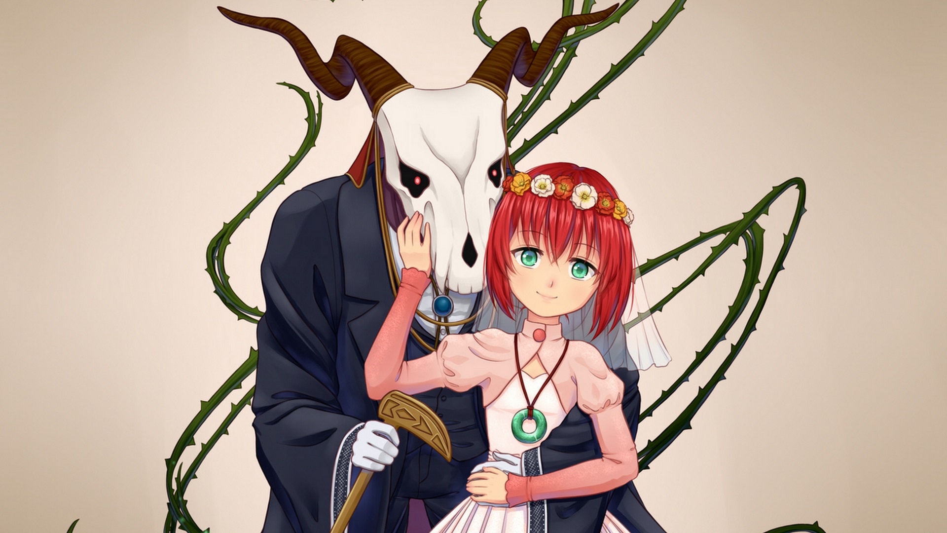 Free download wallpaper Anime, Elias Ainsworth, Chise Hatori, The Ancient Magus' Bride on your PC desktop