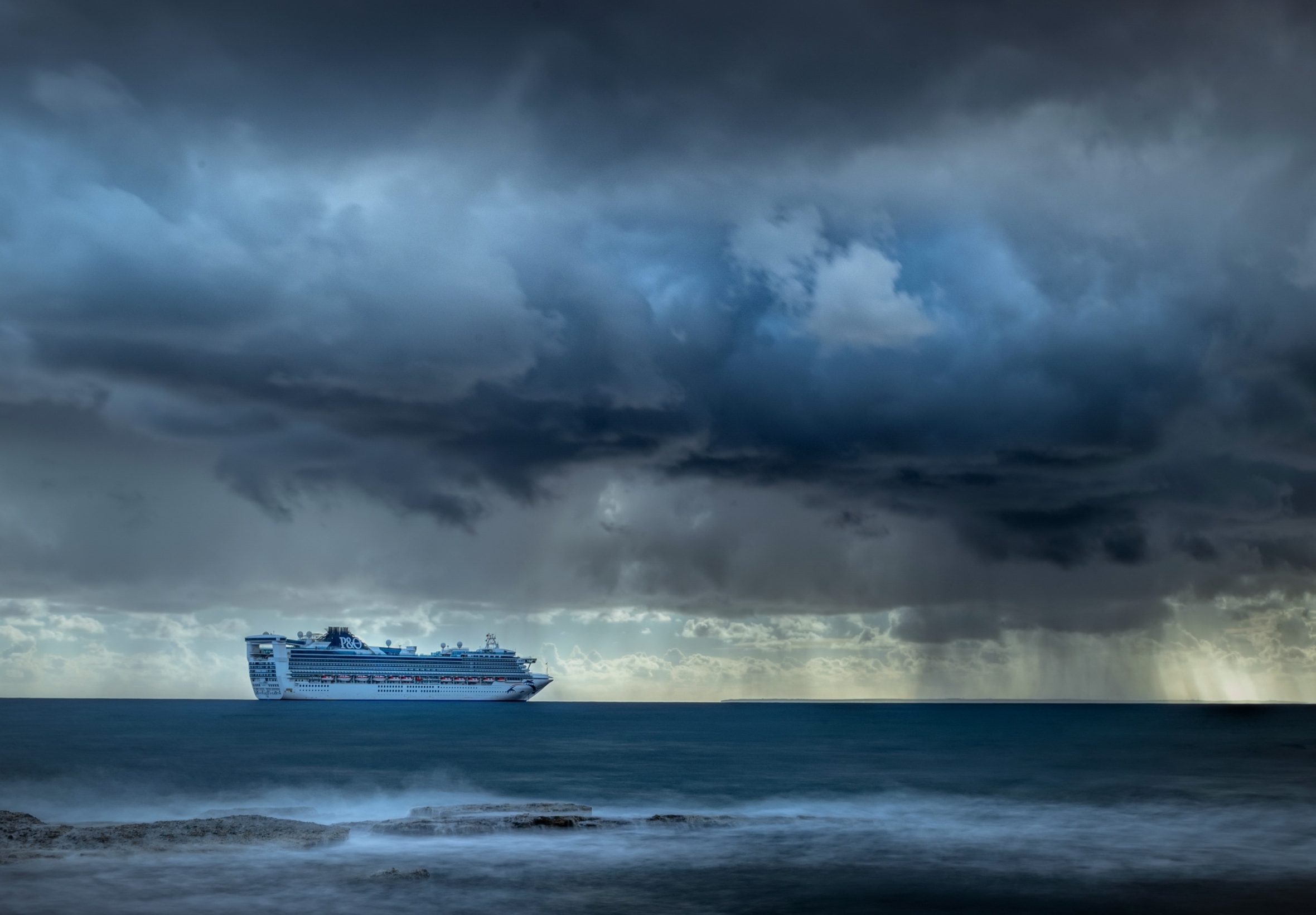 Download mobile wallpaper Cloud, Cruise Ship, Vehicles, Cruise Ships for free.