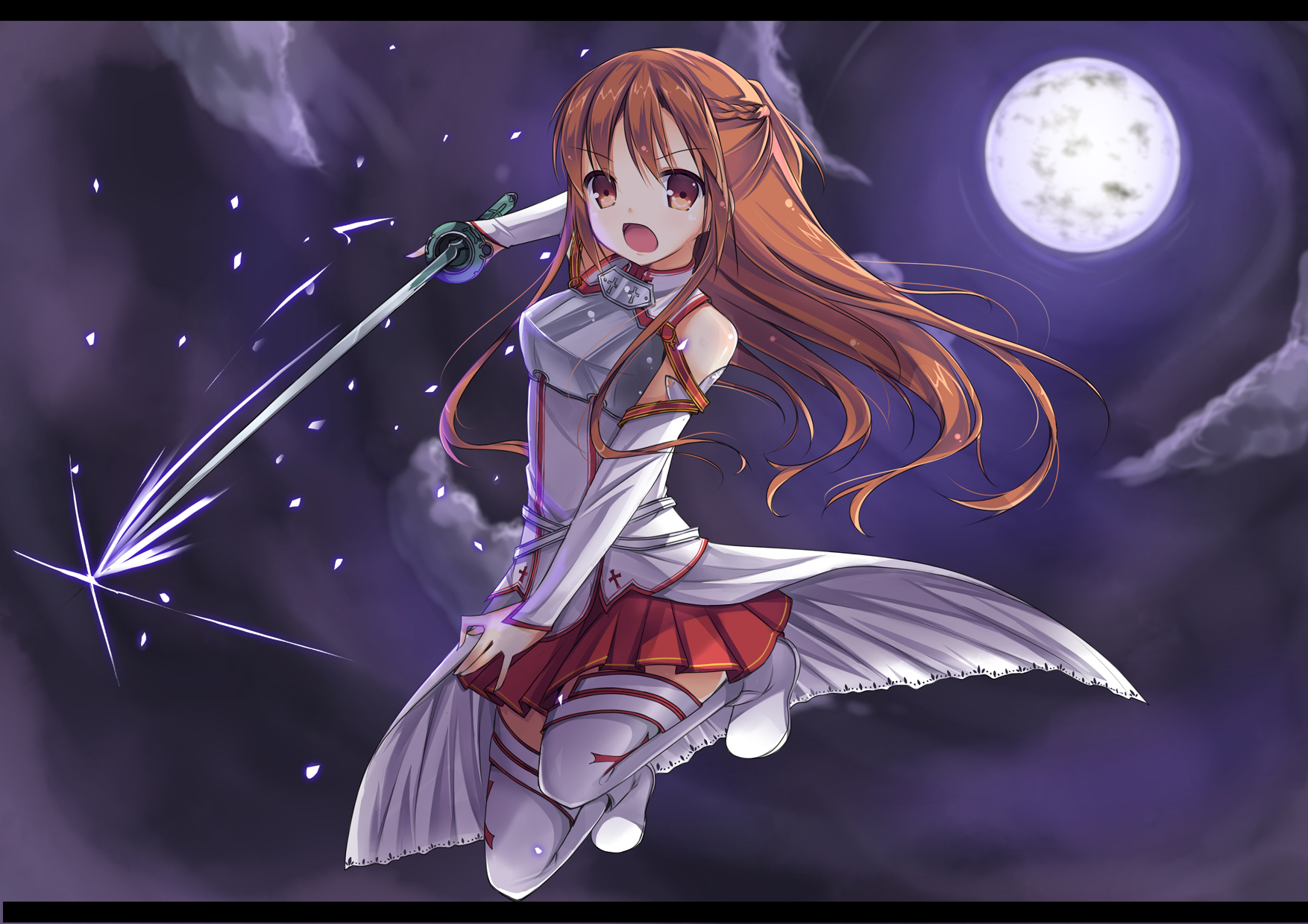 Handy-Wallpaper Animes, Asuna Yuuki, Sword Art Online kostenlos herunterladen.