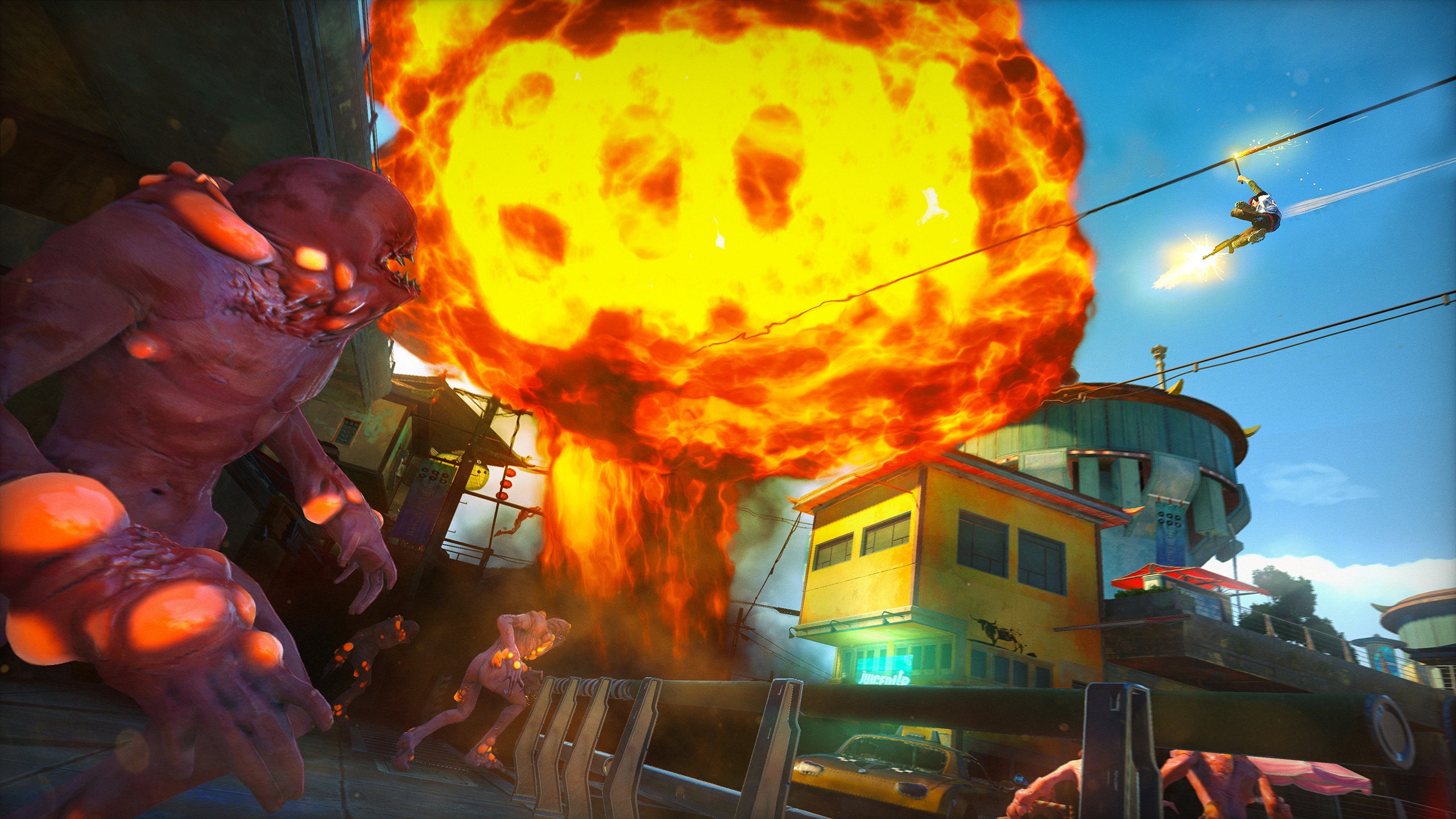 Descarga gratis la imagen Videojuego, Sunset Overdrive en el escritorio de tu PC