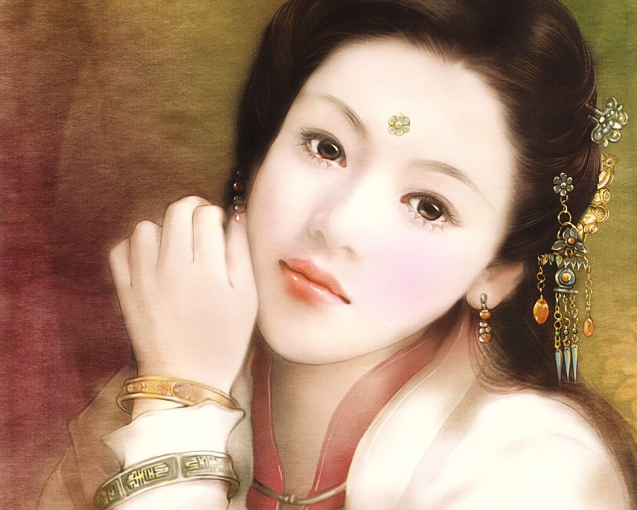 artistic, the ancient chinese beauty