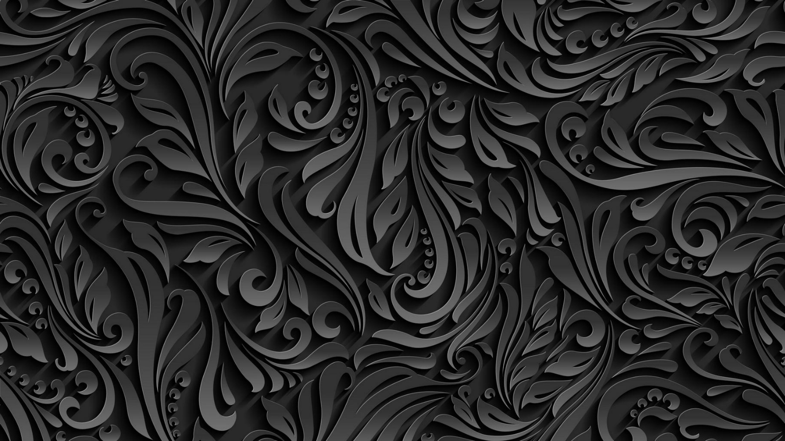 black, grey, abstract, pattern