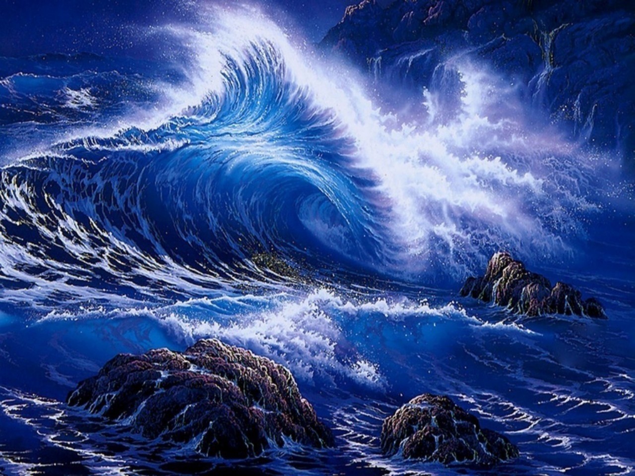 Free download wallpaper Ocean, Earth, Wave on your PC desktop