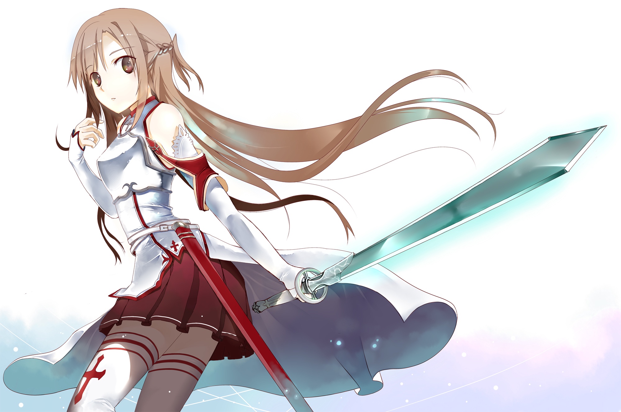 Handy-Wallpaper Animes, Asuna Yuuki, Sword Art Online kostenlos herunterladen.