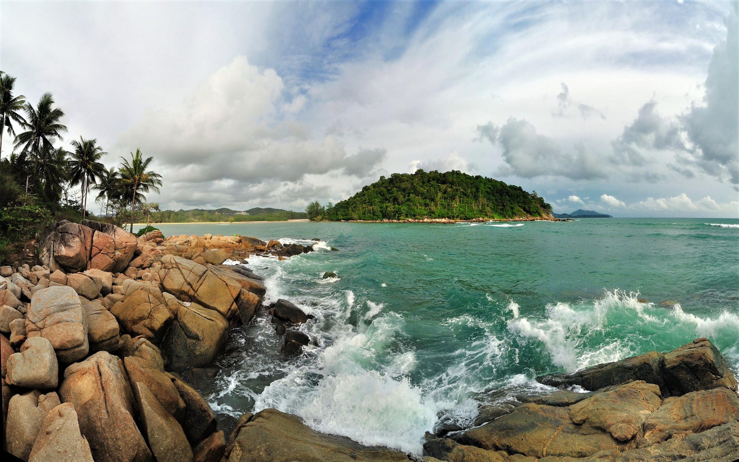 Download mobile wallpaper Sea, Beach, Ocean, Earth, Island, Tropical for free.
