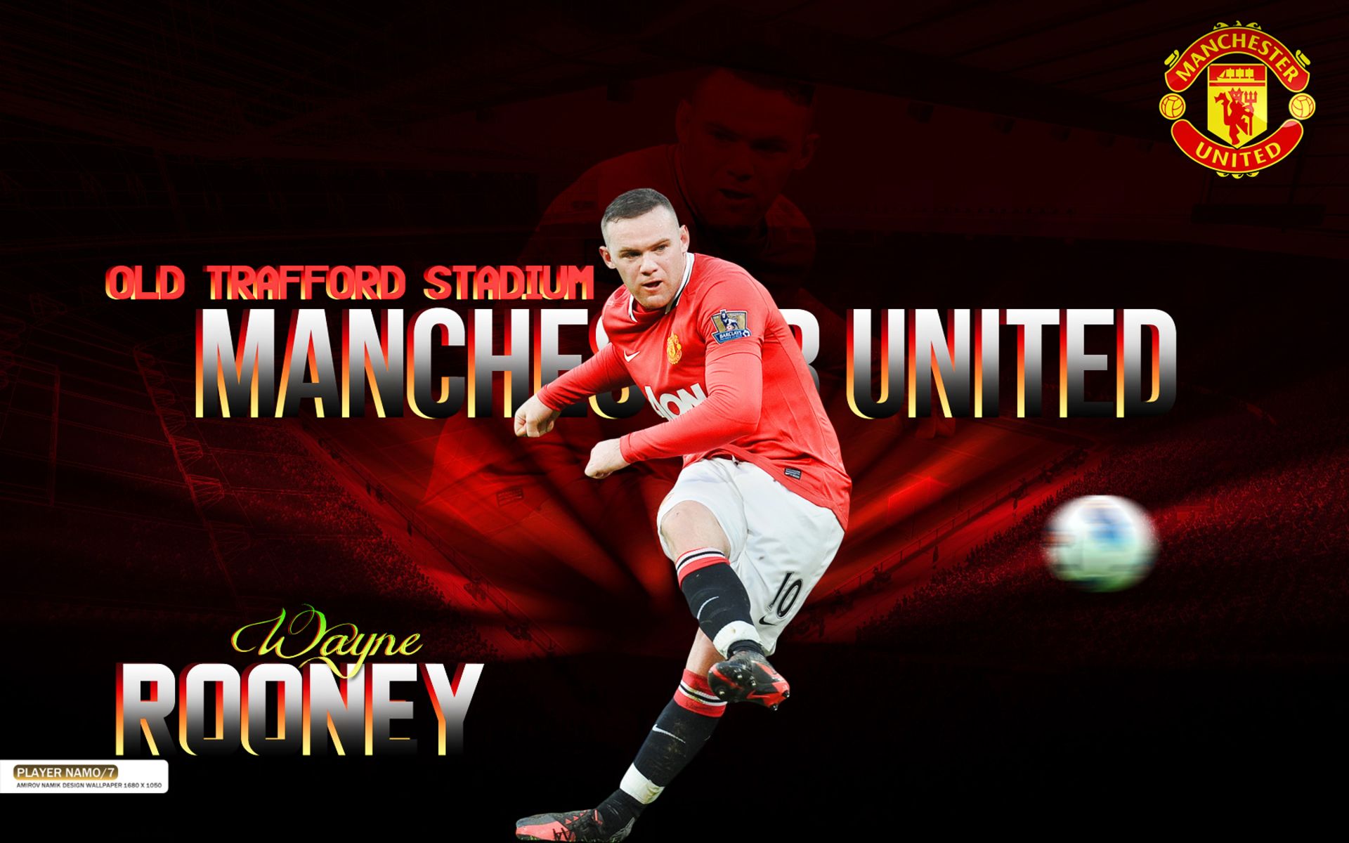Download mobile wallpaper Sports, Soccer, Wayne Rooney, Manchester United F C for free.
