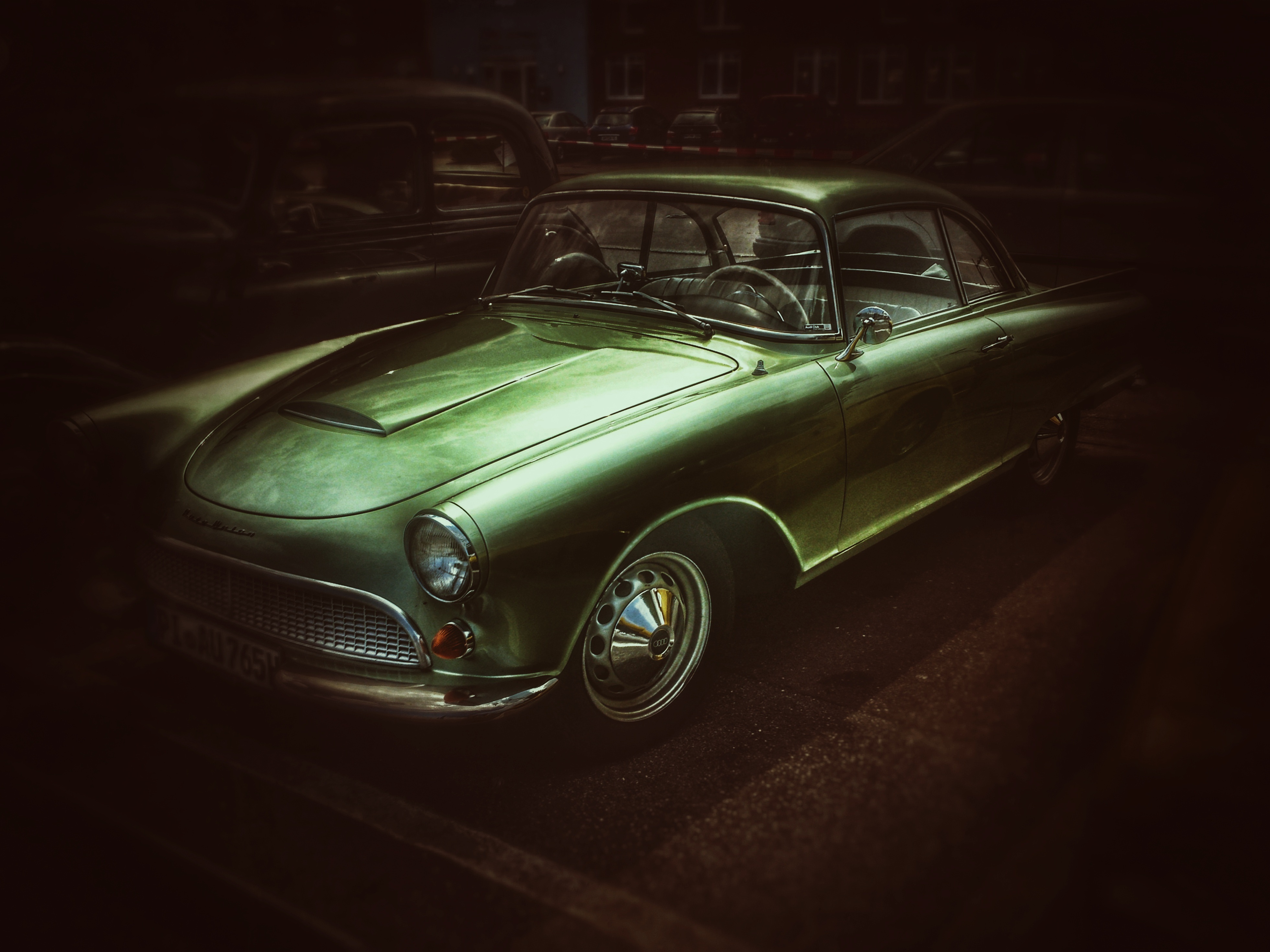 Download background cars, shine, car, brilliance, old, vintage, style, retro, ancient