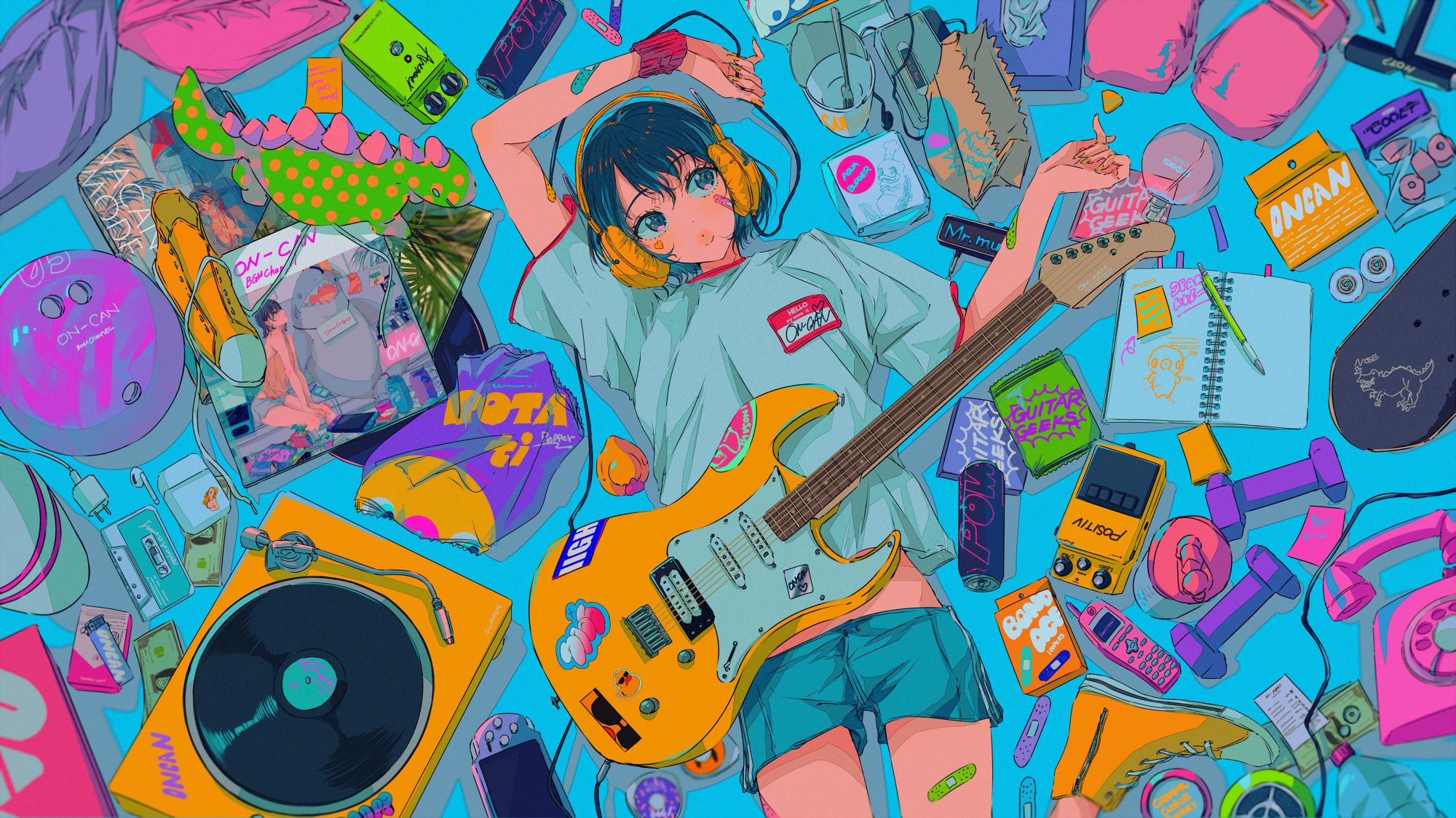 Free download wallpaper Music, Anime on your PC desktop