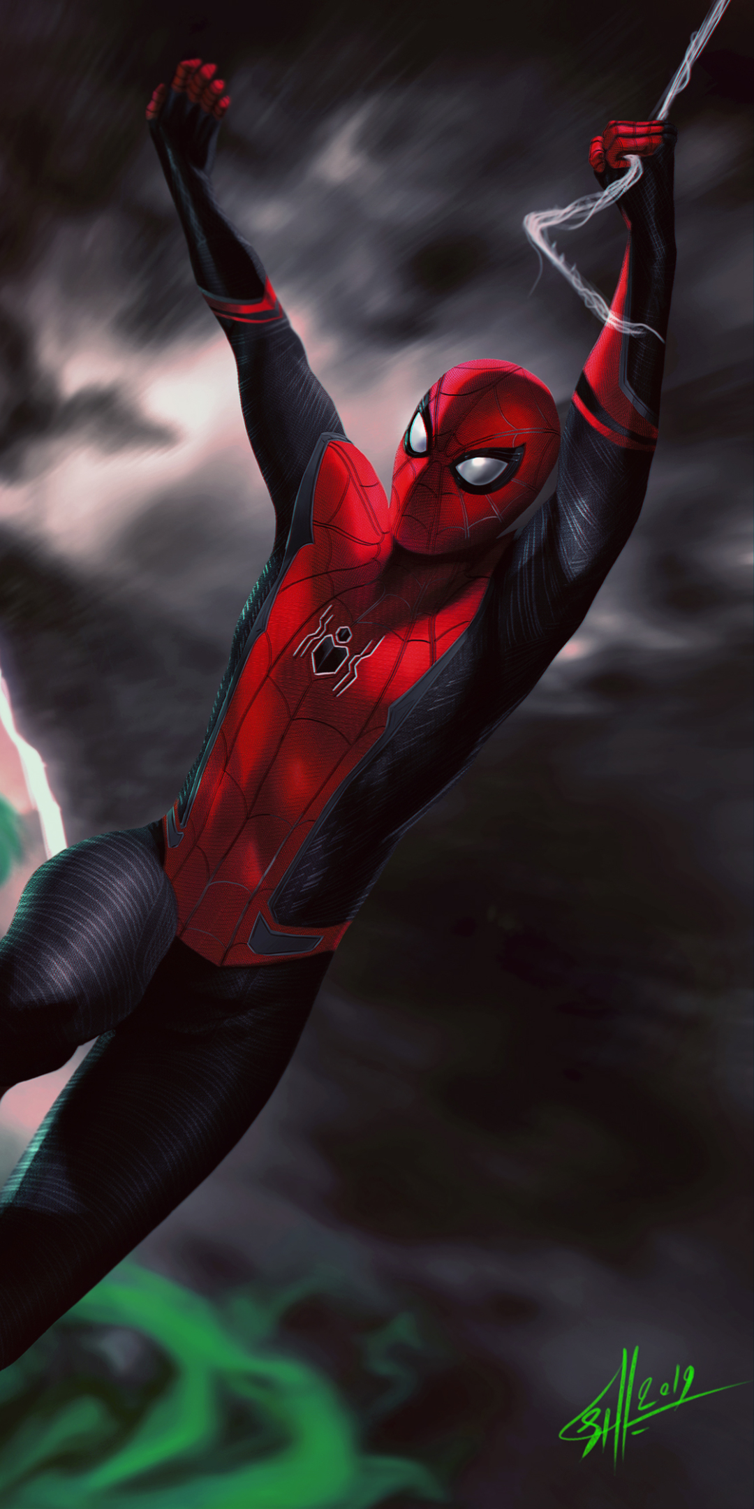 Baixar papel de parede para celular de Homem Aranha, Filme, Mysterio (Marvel Comics), Homem Aranha: Longe De Casa gratuito.