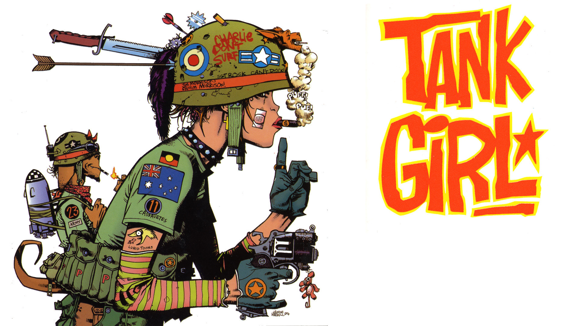 768028 Hintergrundbild herunterladen comics, tank girl - Bildschirmschoner und Bilder kostenlos