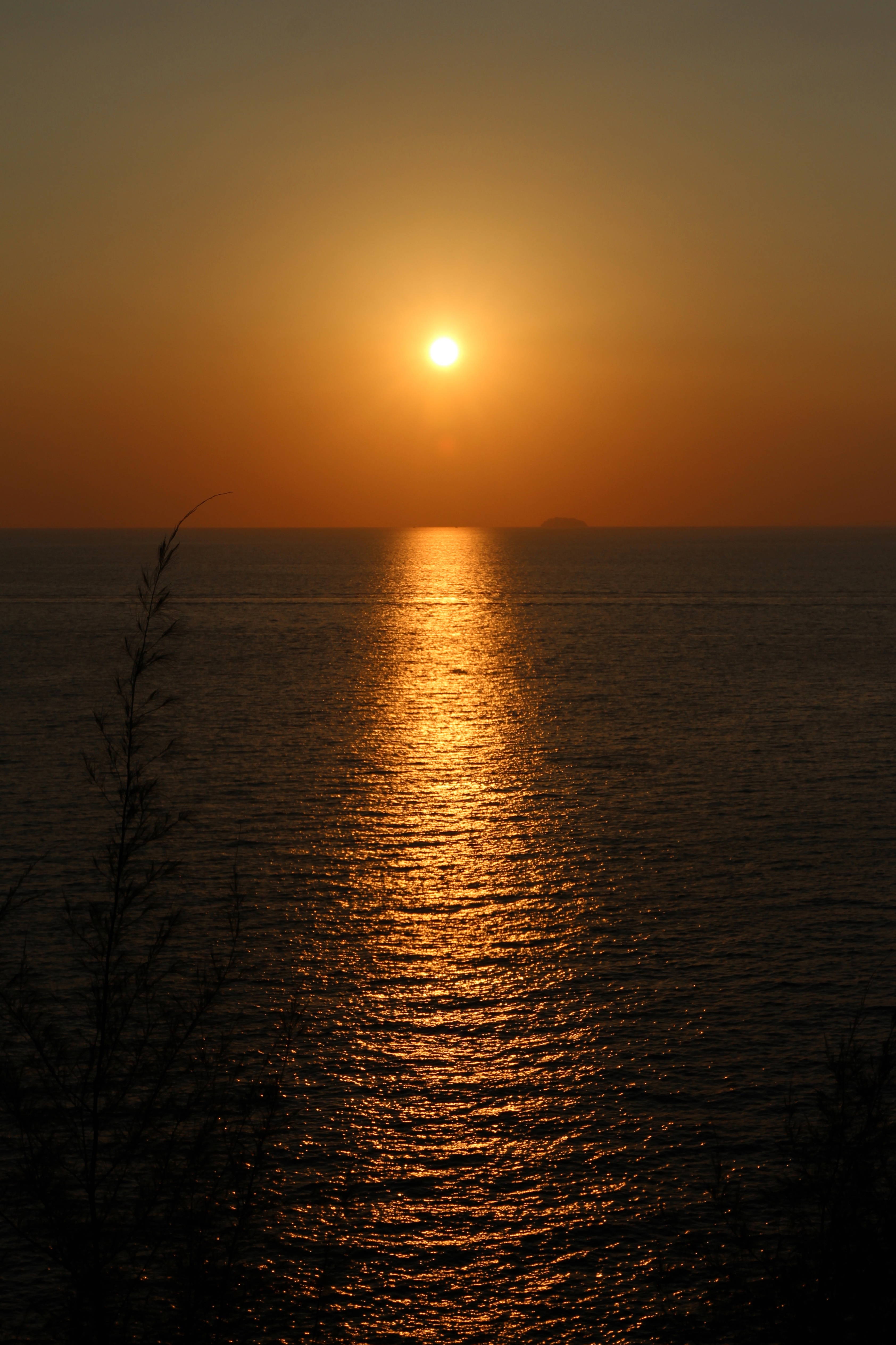 ripples, nature, sunset, sea, sun, horizon, ripple Image for desktop