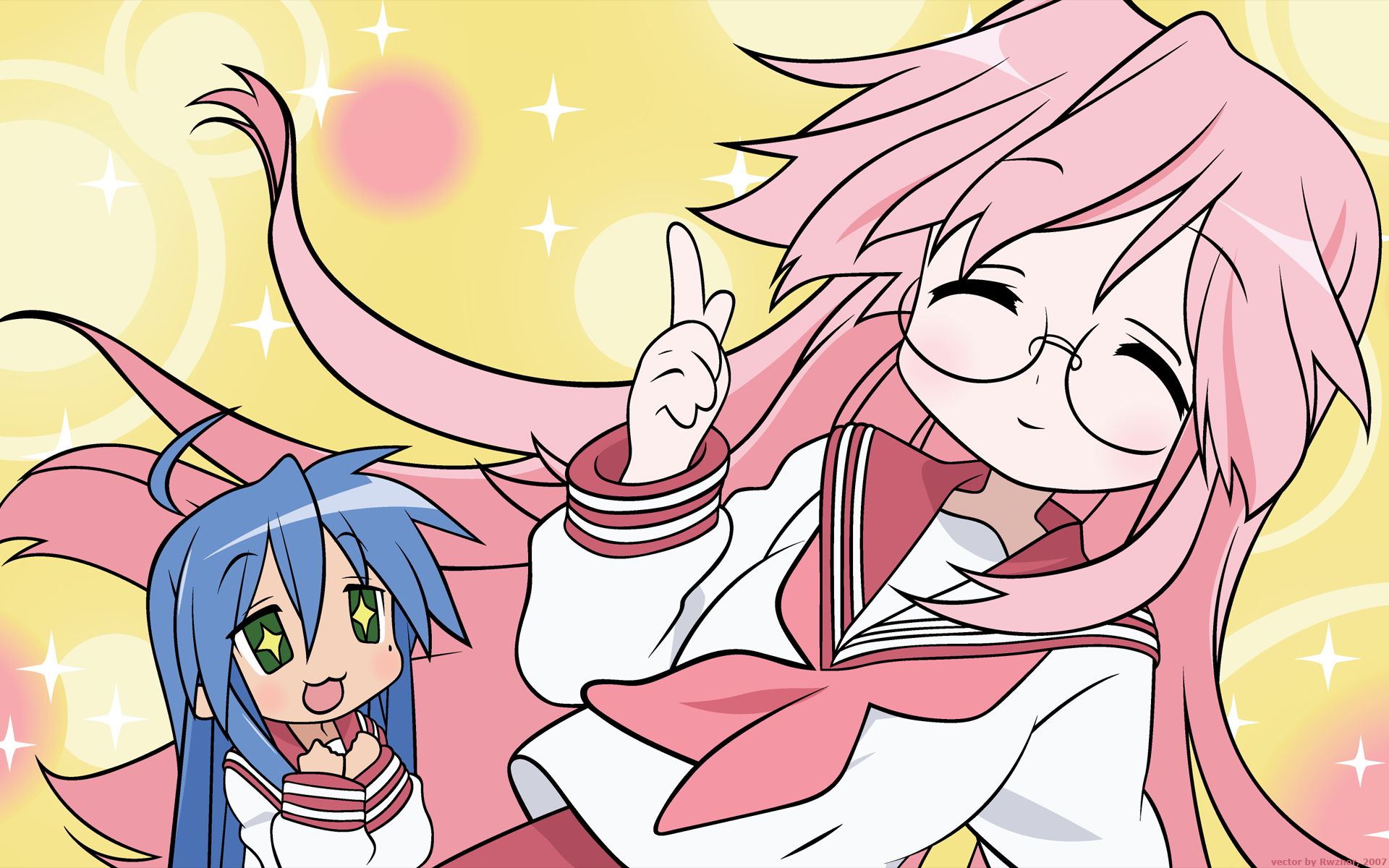 Handy-Wallpaper Animes, Raki Suta: Lucky Star kostenlos herunterladen.