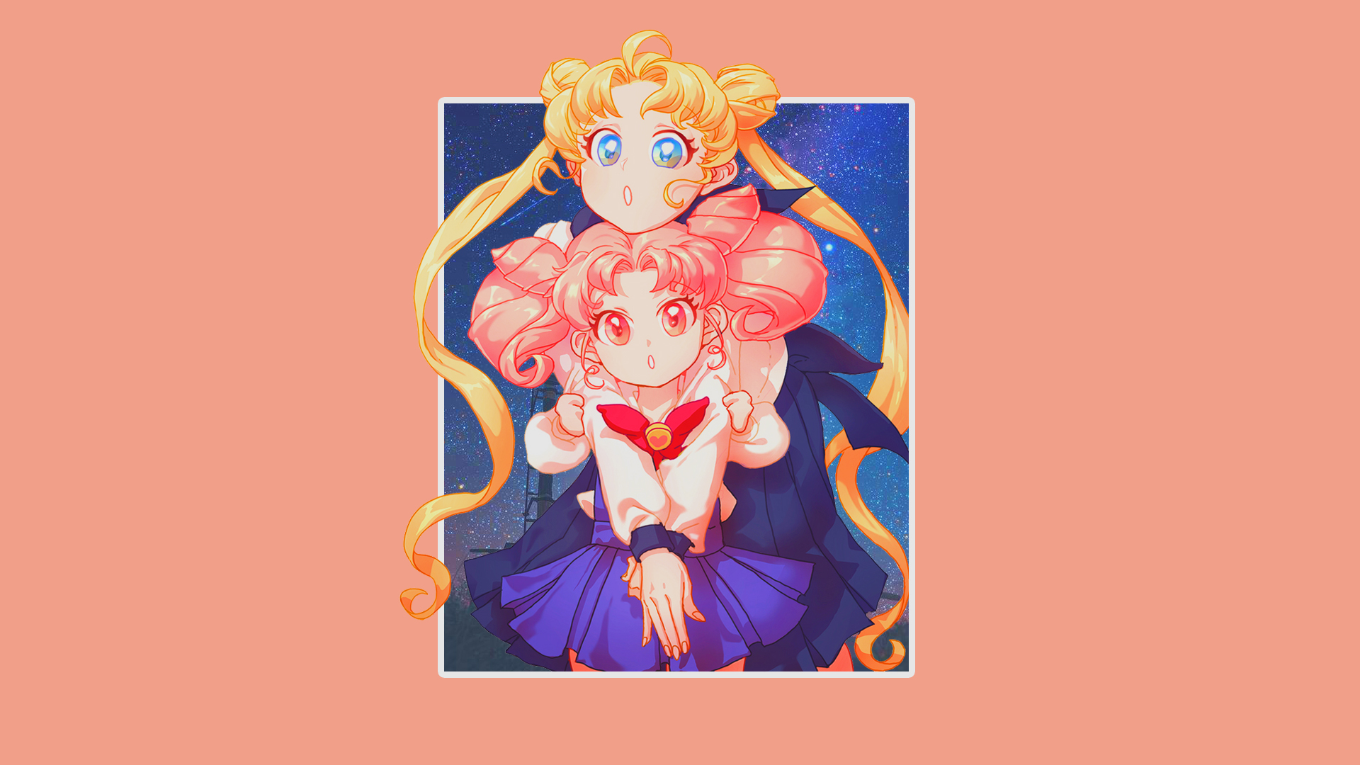 Meilleurs fonds d'écran Sailor Chibi Lune pour l'écran du téléphone