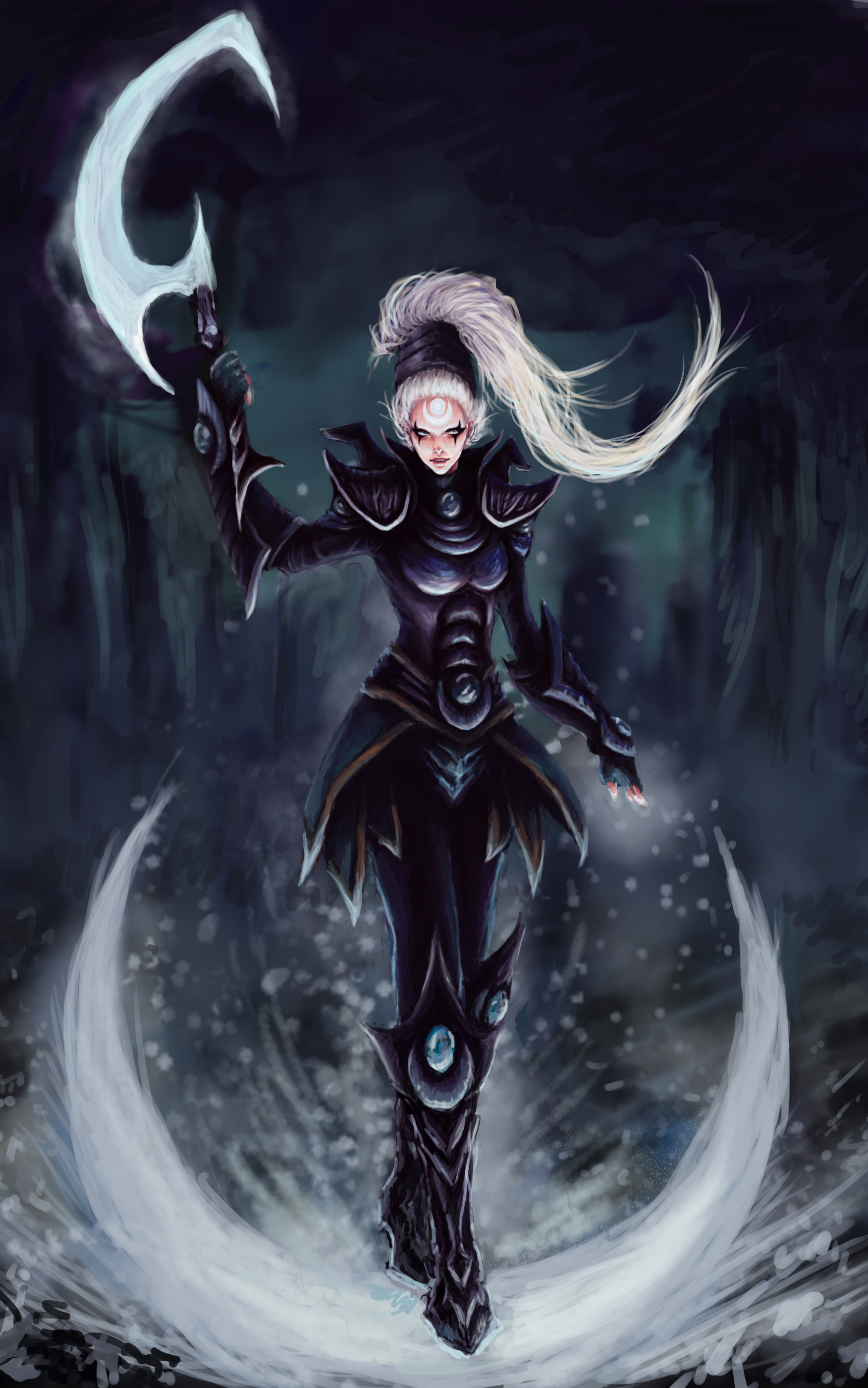 Download mobile wallpaper League Of Legends, Video Game, Diana (League Of Legends) for free.