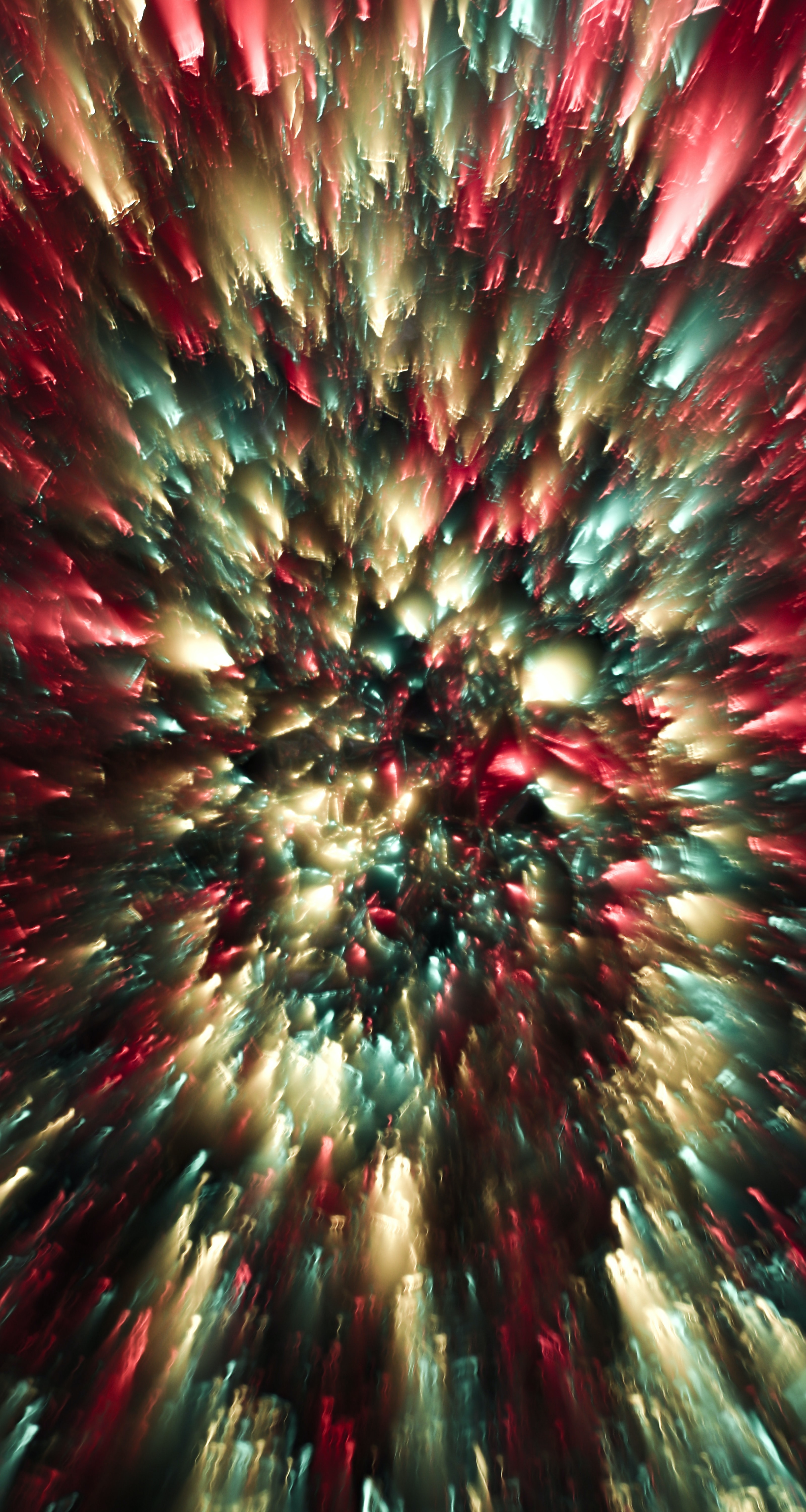 Download mobile wallpaper Glare, Motley, Smooth, Shine, Light, Multicolored, Blur, Abstract for free.