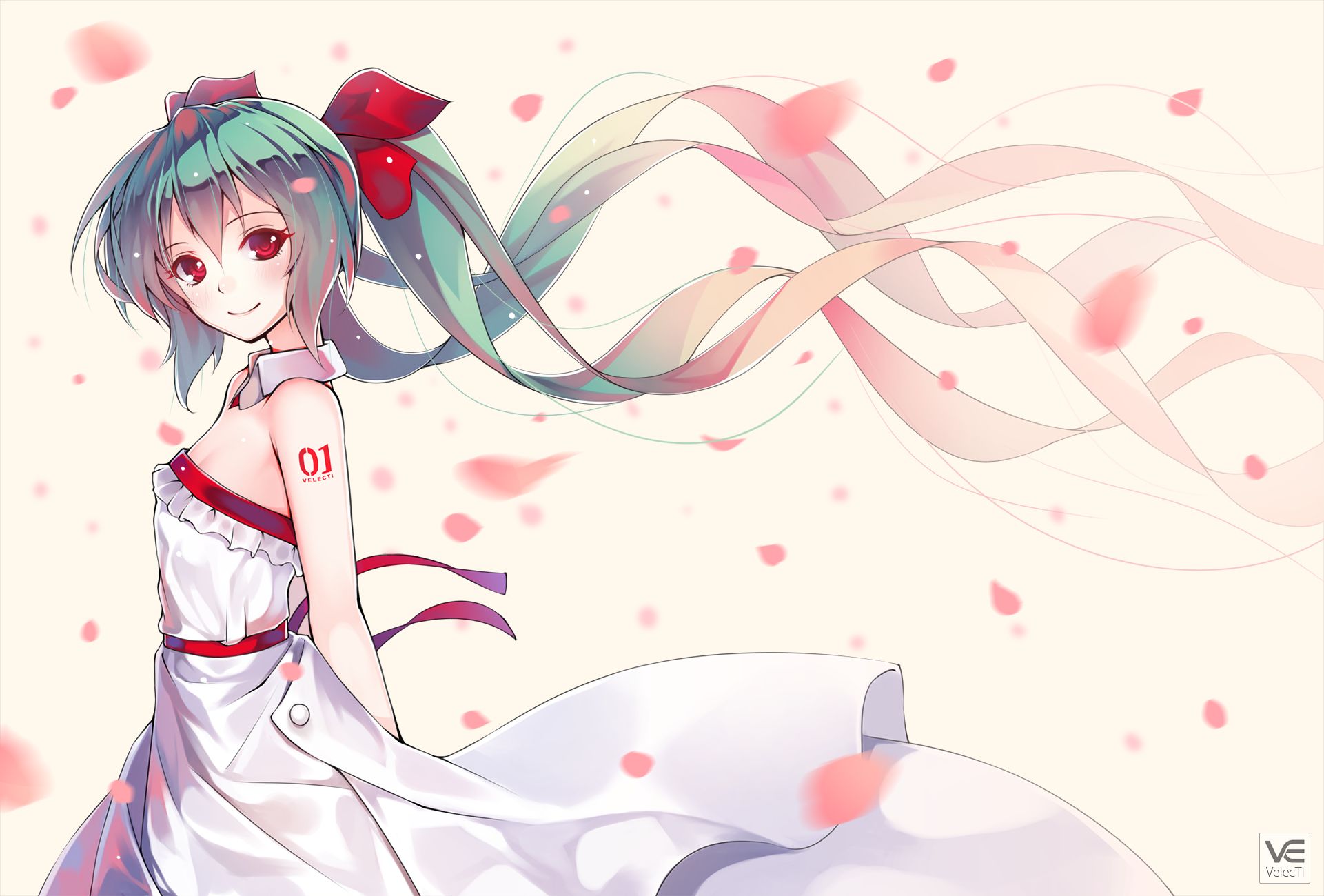 Laden Sie das Vocaloid, Hatsune Miku, Animes-Bild kostenlos auf Ihren PC-Desktop herunter