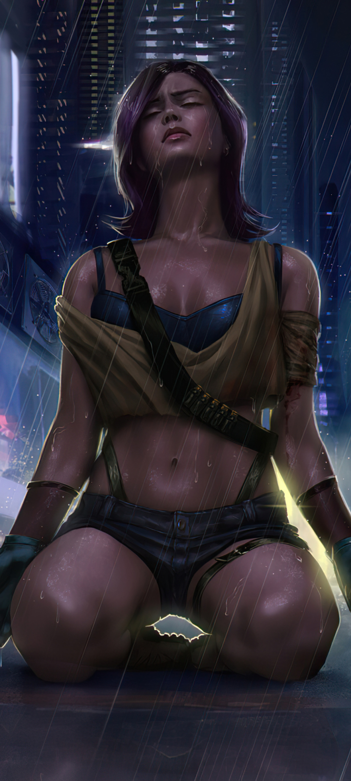 Download mobile wallpaper Cyberpunk, Sci Fi, Futuristic for free.