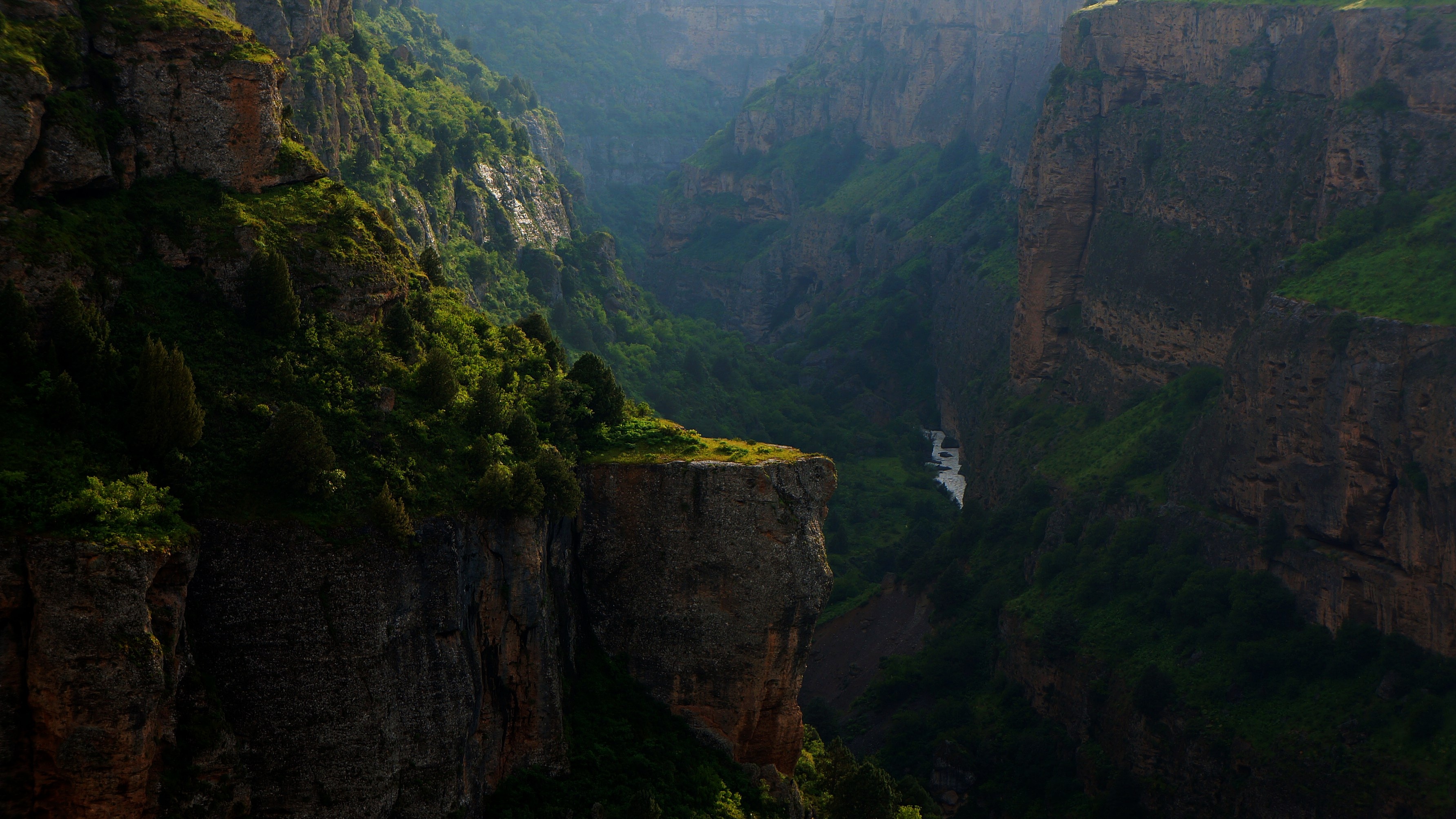 111343 скачать обои каньон, горы, скалы, обрыв, природа, река - заставки и картинки бесплатно