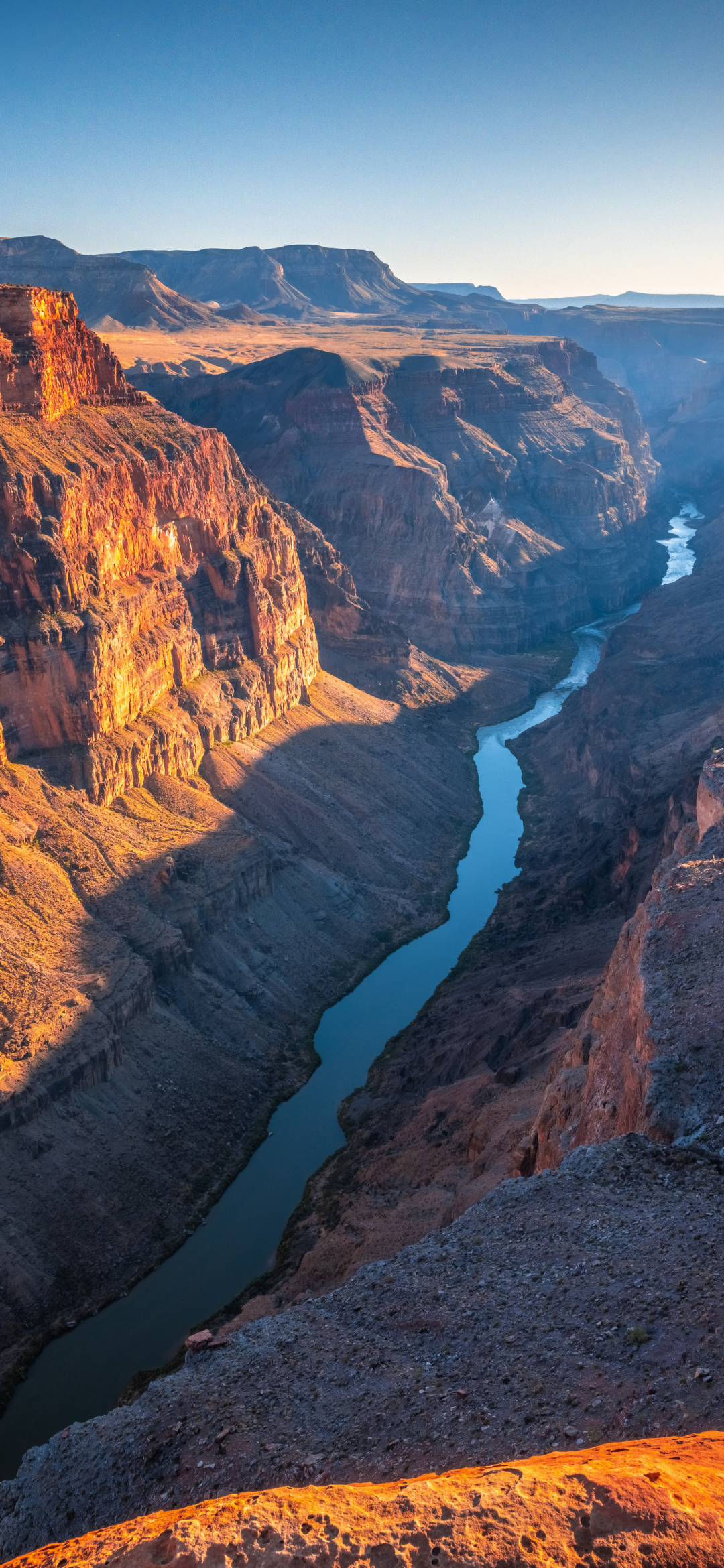 Download mobile wallpaper Landscape, Nature, Canyon, Usa, Earth, National Park, Canyons, River, Grand Canyon for free.