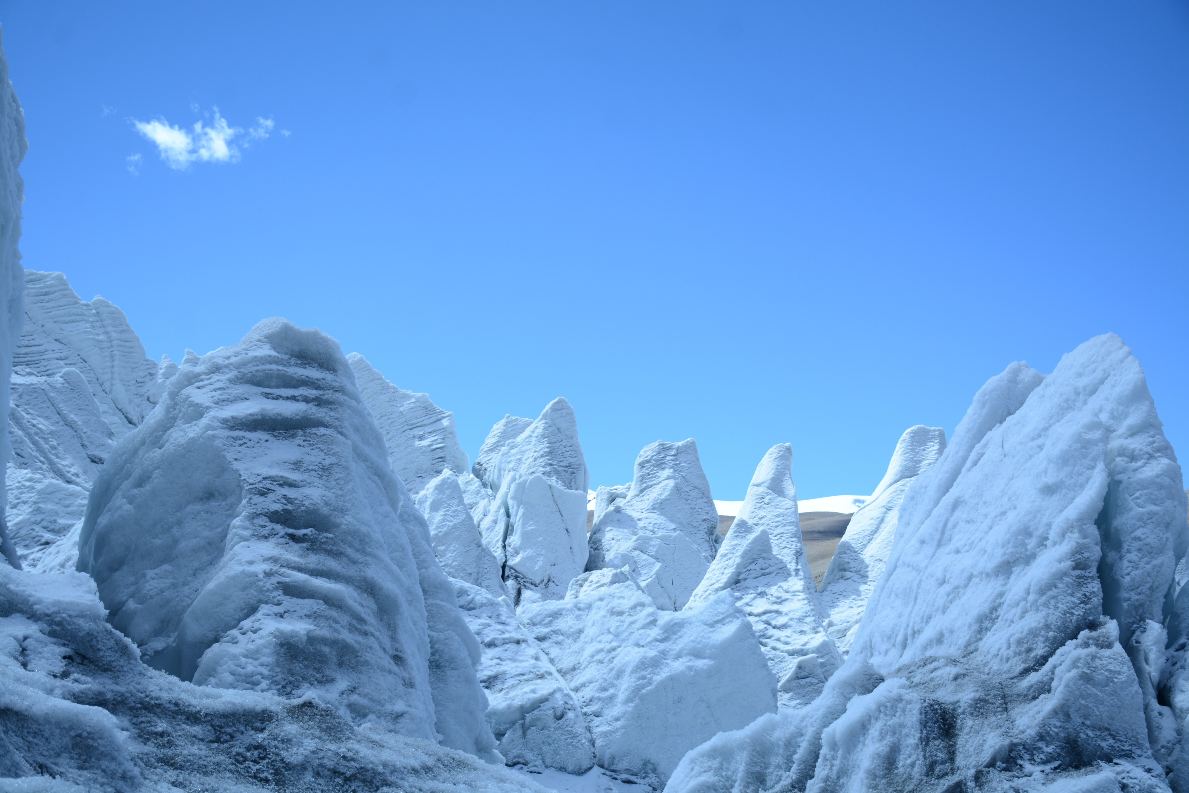 Free download wallpaper Sky, Snow, Mountain, Glacier, Nature on your PC desktop