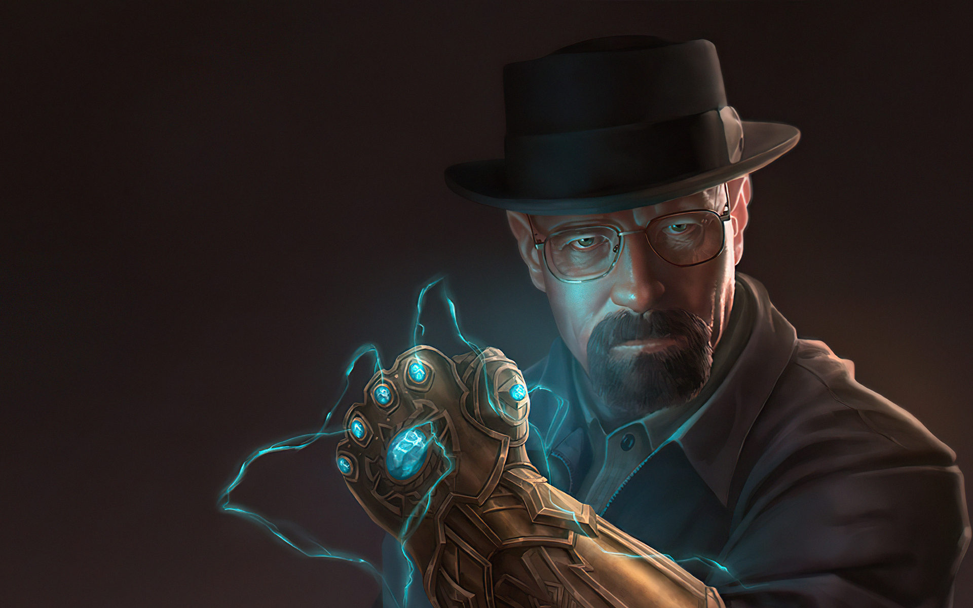 Download mobile wallpaper Breaking Bad, Tv Show, Walter White, Infinity Gauntlet for free.