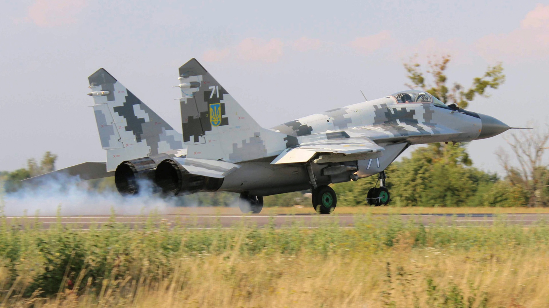 PCデスクトップにジェット戦闘機, 軍隊, ミコヤン Mig 29, ウクライナ空軍画像を無料でダウンロード