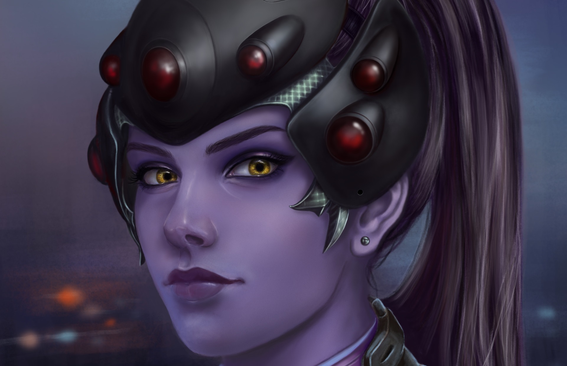 Завантажити шпалери безкоштовно Відеогра, Надзор, Widowmaker (Overwatch) картинка на робочий стіл ПК