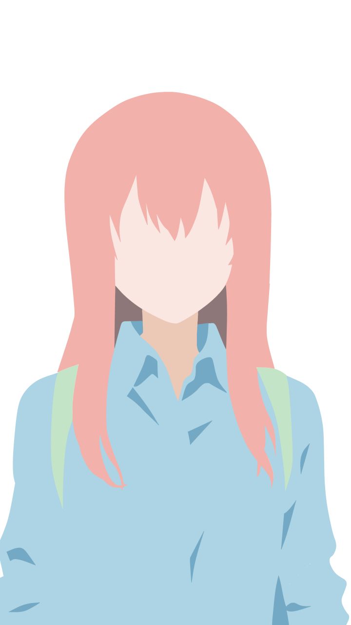 Download mobile wallpaper Anime, Brown Hair, Minimalist, Shouko Nishimiya, Koe No Katachi for free.