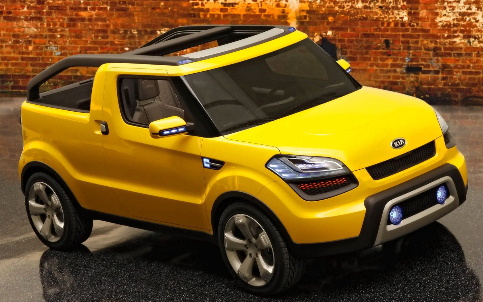 concept, kia, cars, yellow, soulster HD wallpaper