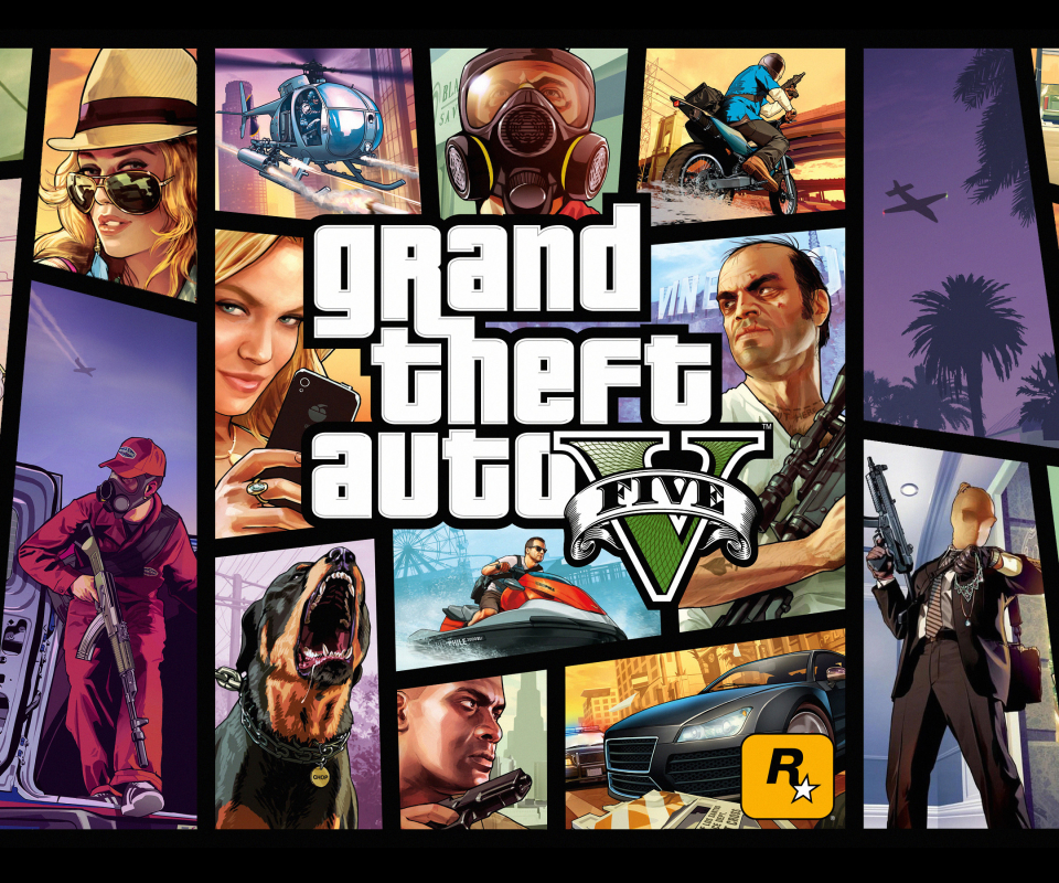 Скачати мобільні шпалери Grand Theft Auto, Відеогра, Grand Theft Auto V, Франклін Клінтон, Майкл Де Санта, Чоп (Grand Theft Auto), Тревор Філіпс безкоштовно.