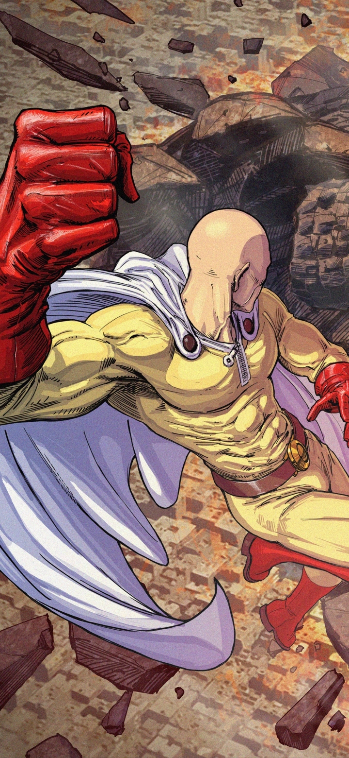 Descarga gratuita de fondo de pantalla para móvil de Animado, Saitama (Hombre De Un Solo Golpe), One Punch Man.