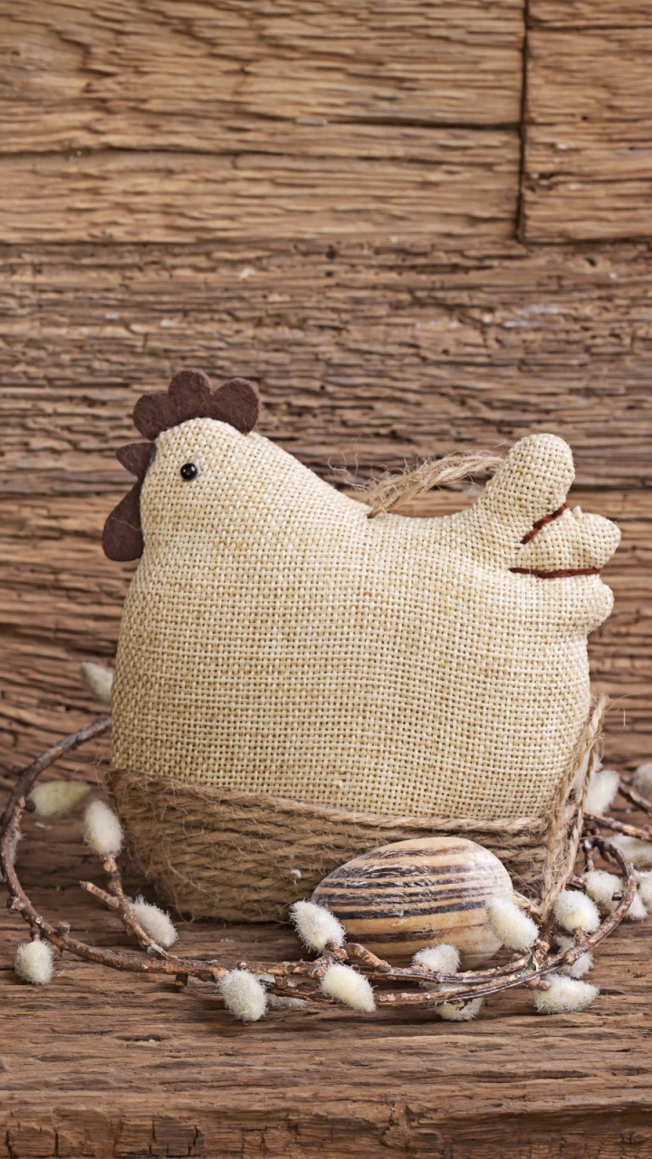 Download mobile wallpaper Easter, Holiday, Basket, Egg, Nest for free.