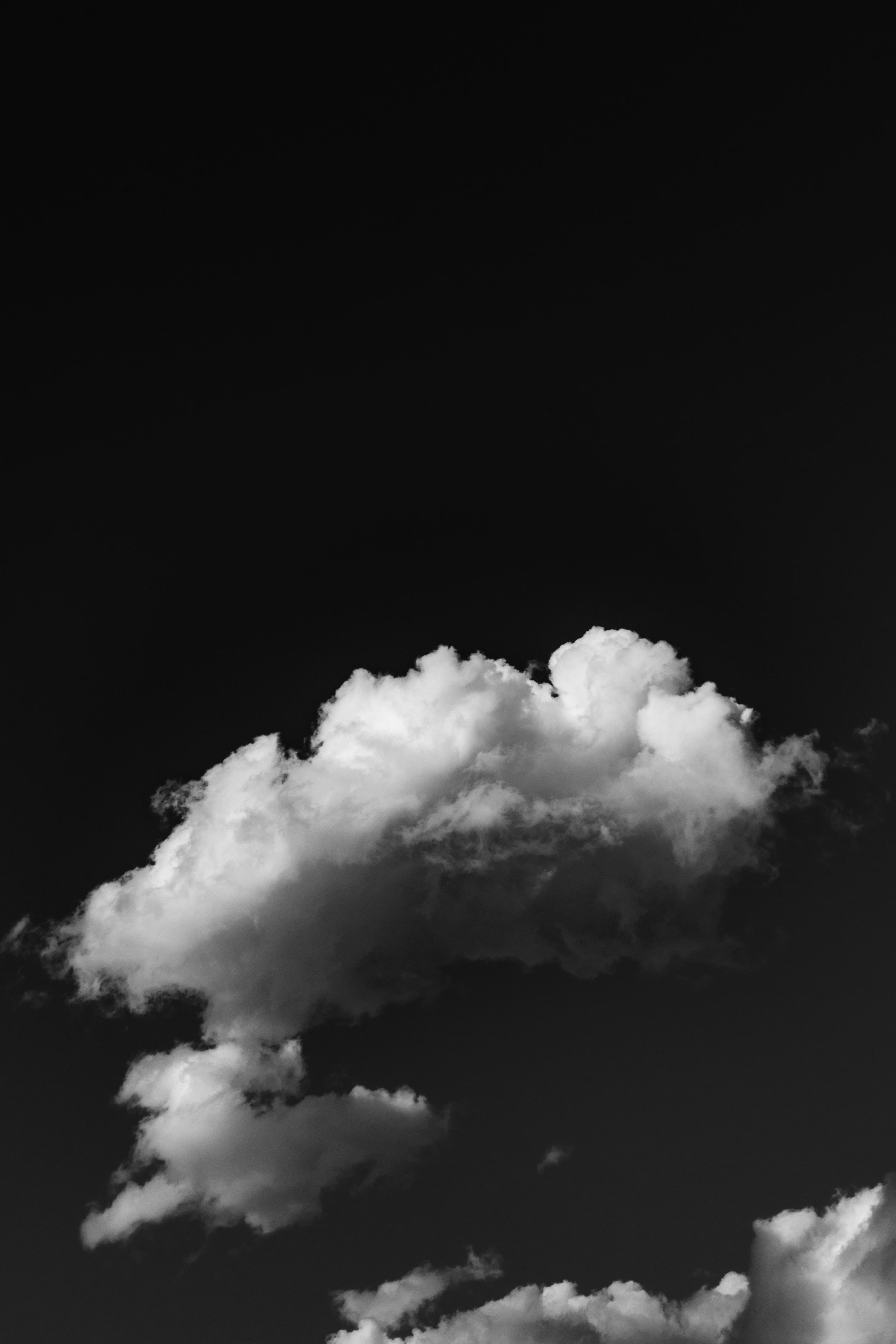 84662 завантажити картинку природа, небо, хмари, чб, пористий, пористі - шпалери і заставки безкоштовно