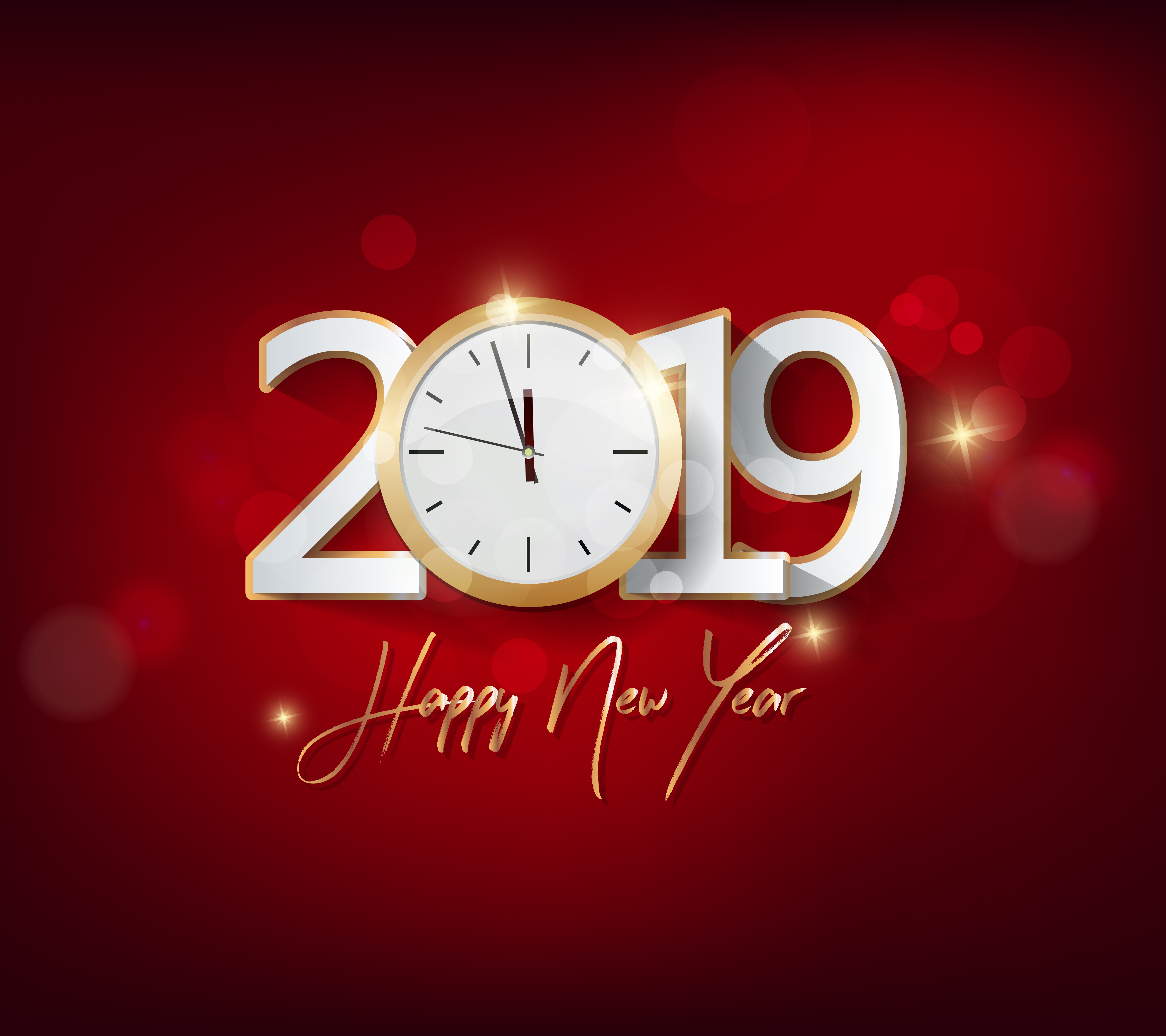Laden Sie das Feiertage, Frohes Neues Jahr, Neujahr 2019-Bild kostenlos auf Ihren PC-Desktop herunter