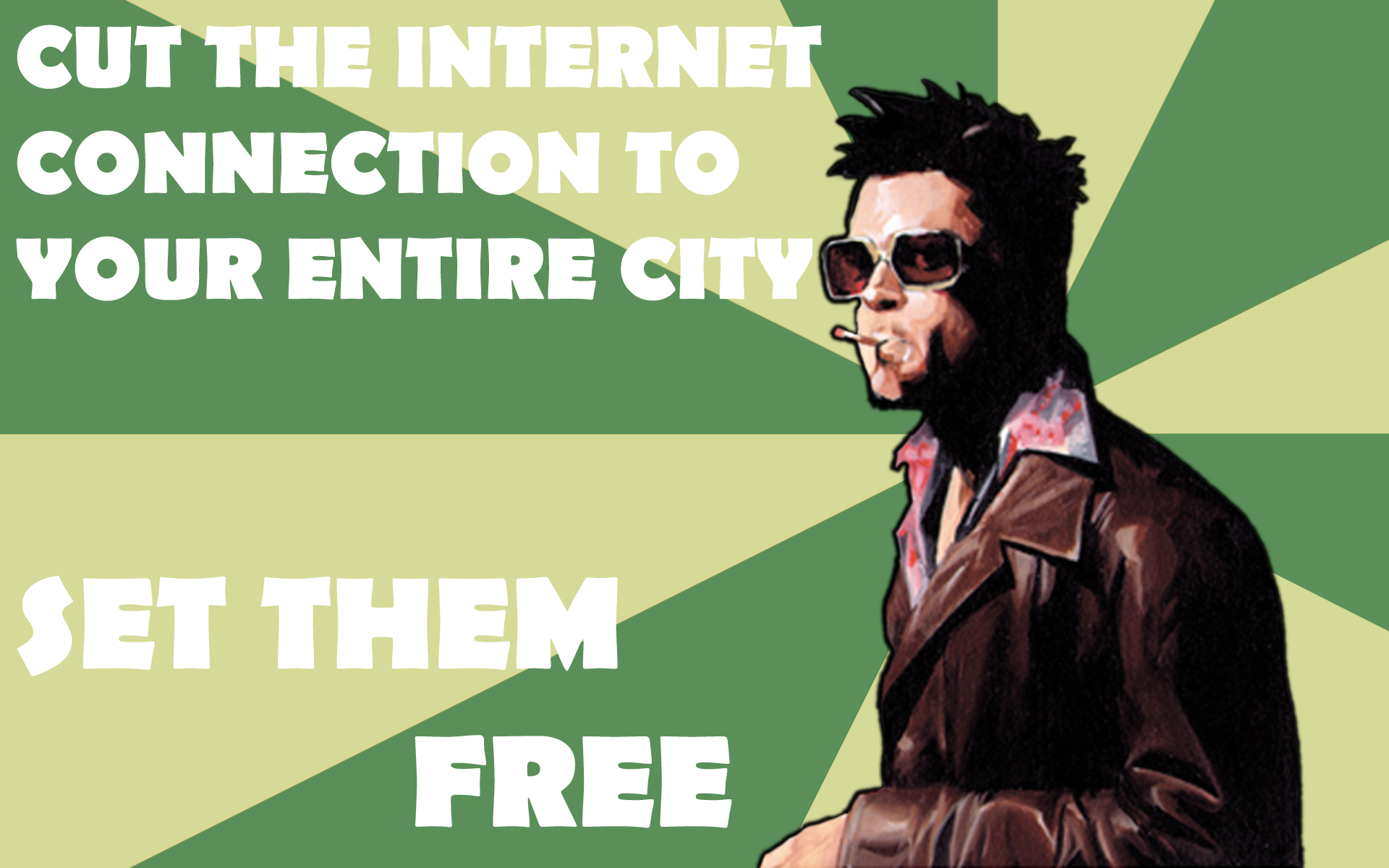 Free download wallpaper Statement, Misc, Fight Club on your PC desktop