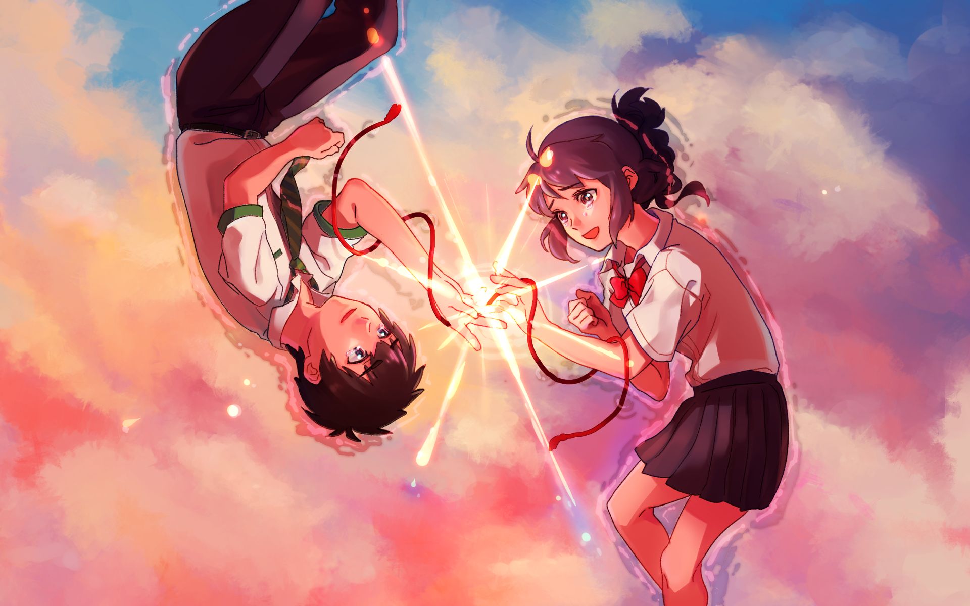 Baixe gratuitamente a imagem Anime, Your Name, Kimi No Na Wa, Mitsuha Miyamizu, Taki Tachibana na área de trabalho do seu PC