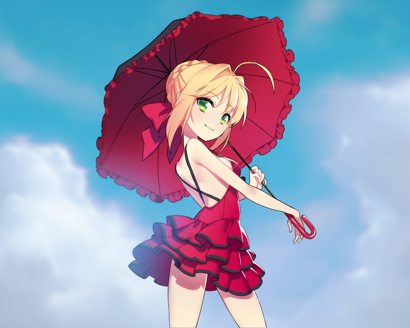Laden Sie das Animes, Säbel (Fate Serie), Schicksal/extra, Schicksalsserie-Bild kostenlos auf Ihren PC-Desktop herunter