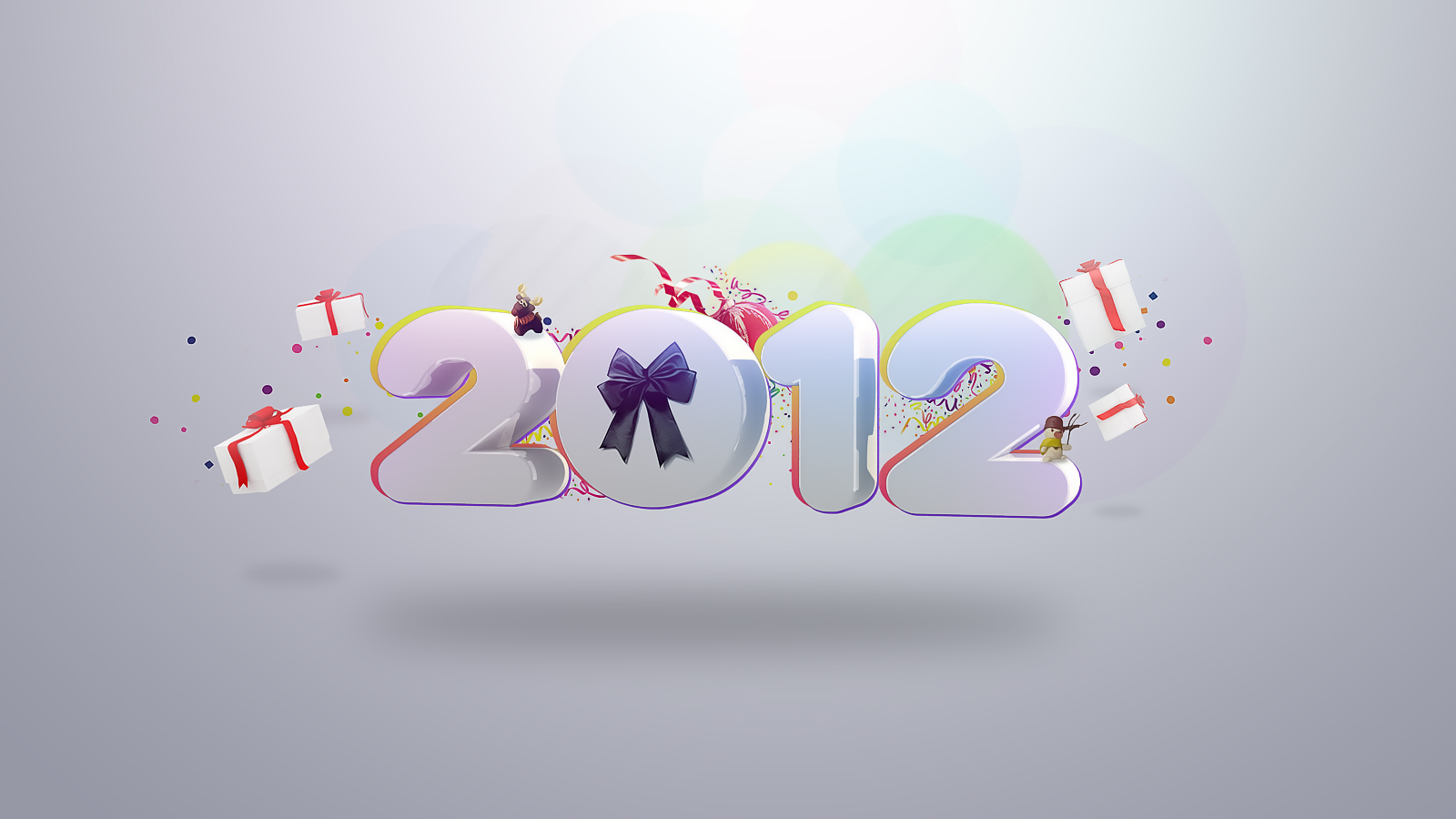 Téléchargez des papiers peints mobile Nouvel An 2012, Vacances gratuitement.