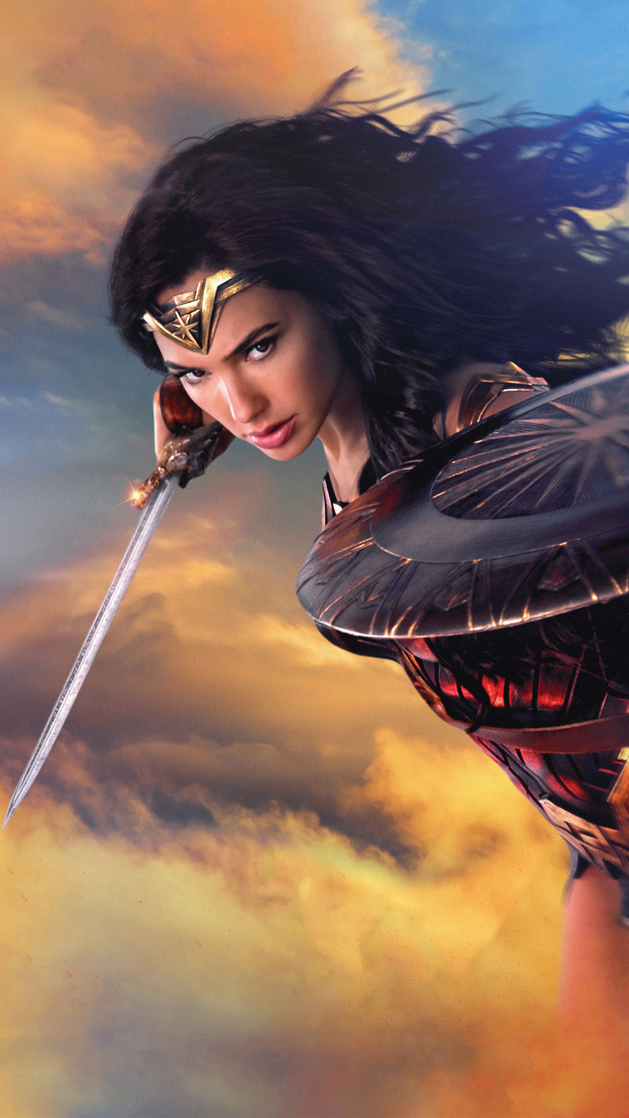 Handy-Wallpaper Filme, Wonderwoman, Gal Gadot, Wonder Woman kostenlos herunterladen.