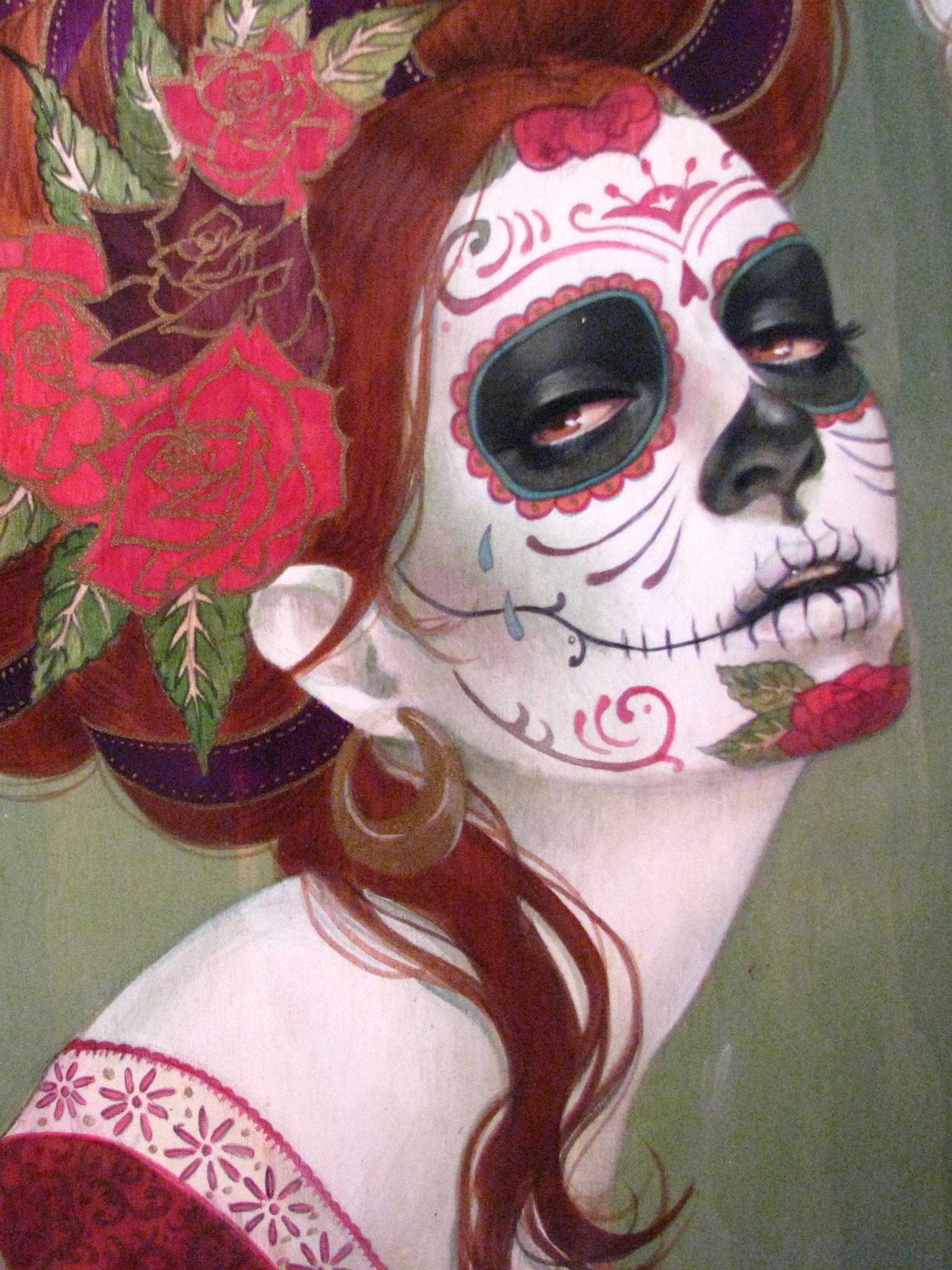 Téléchargez des papiers peints mobile Coloré, Artistique, Crâne De Sucre gratuitement.