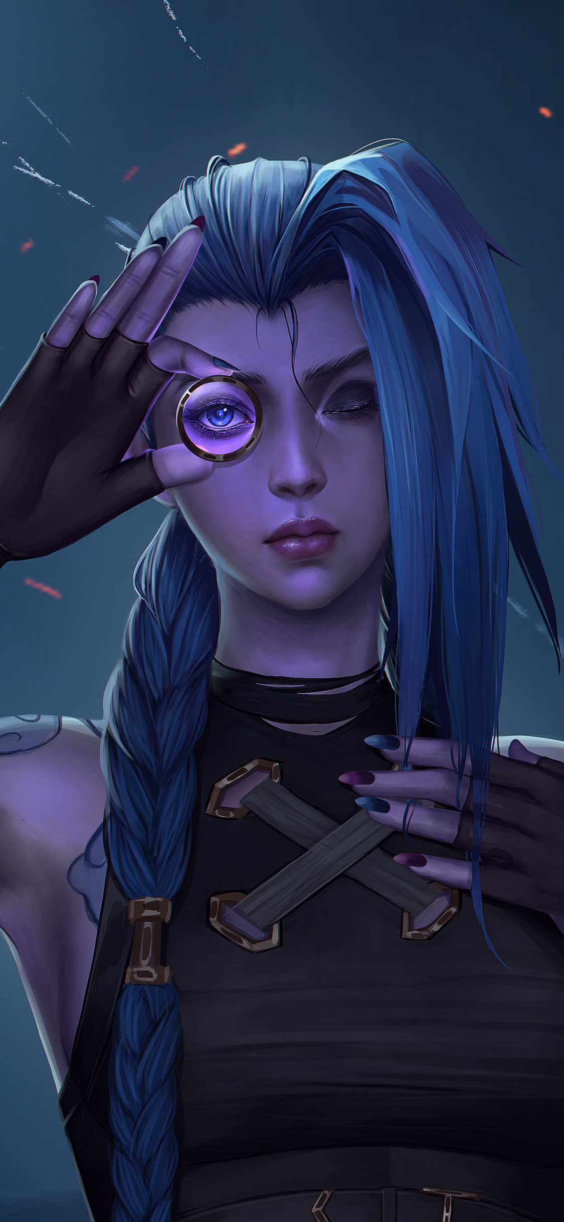 Download mobile wallpaper Tv Show, Jinx (League Of Legends), Arcane for free.