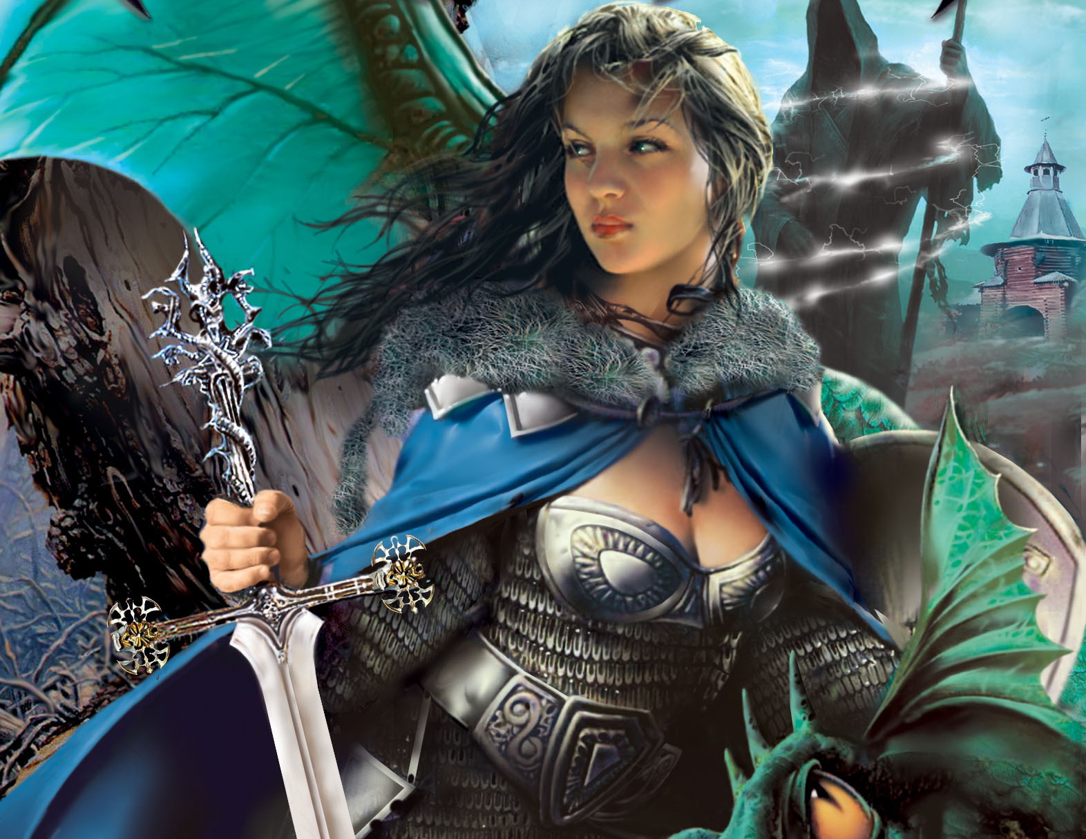 women warrior, fantasy