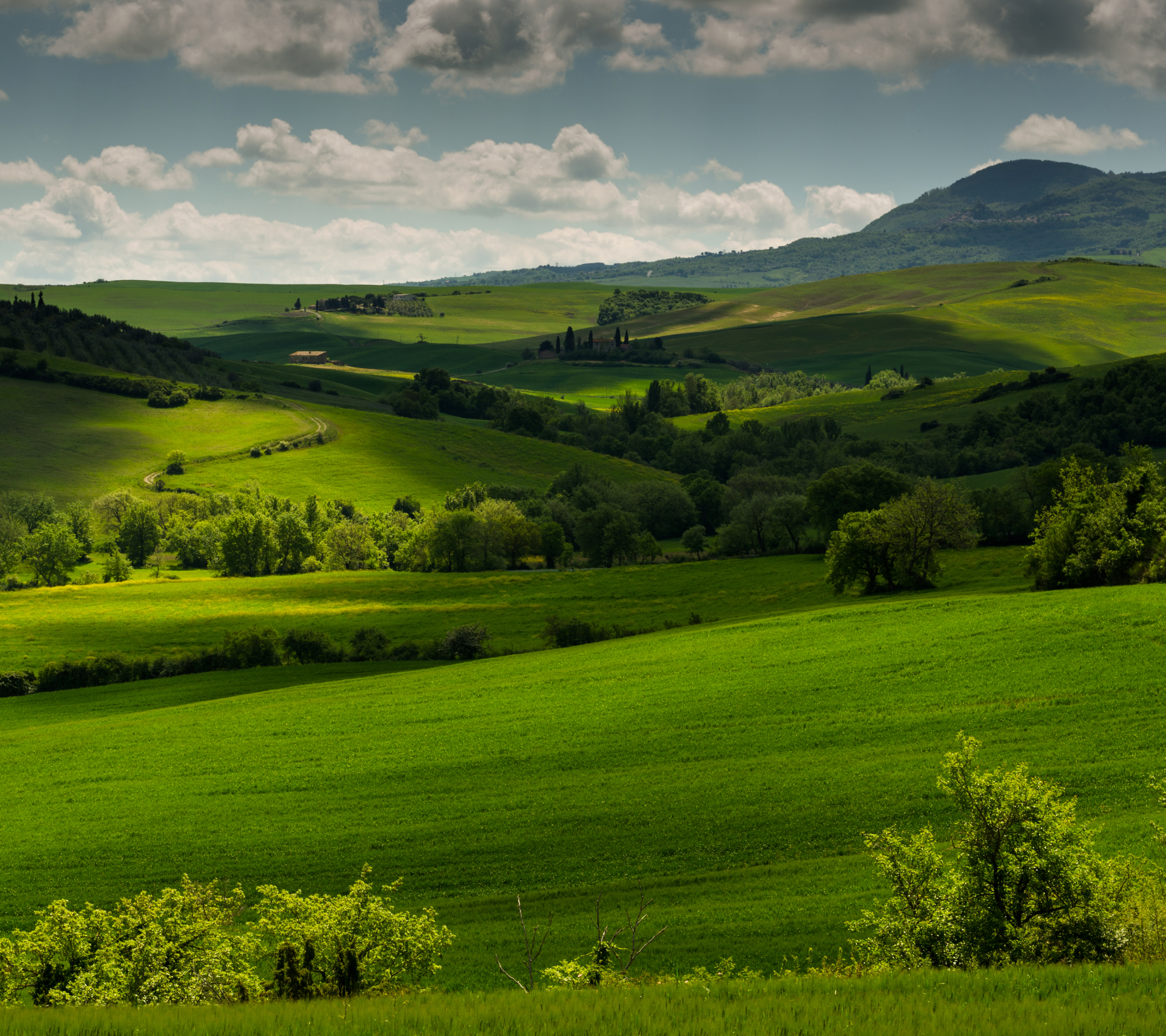 Download mobile wallpaper Landscape, Grass, Italy, Hill, Photography, Tuscany for free.