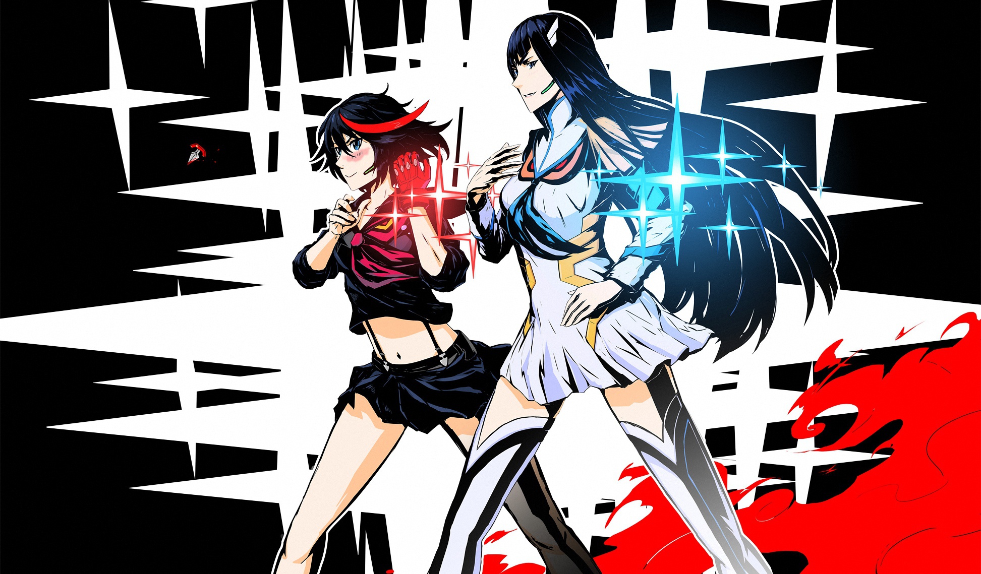 778559 Hintergrundbild herunterladen animes, kiru ra kiru: kill la kill, ryūko matoi, satsuki kiryūin - Bildschirmschoner und Bilder kostenlos