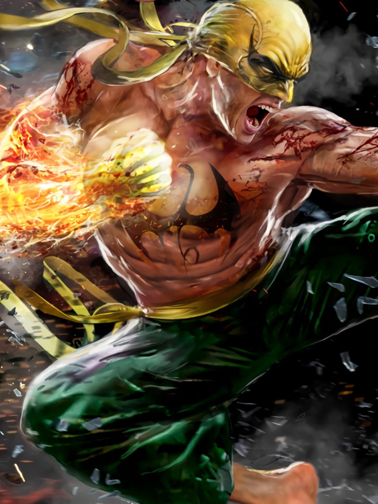 Download mobile wallpaper Comics, Iron Fist (Marvel Comics), Iron Fist for free.