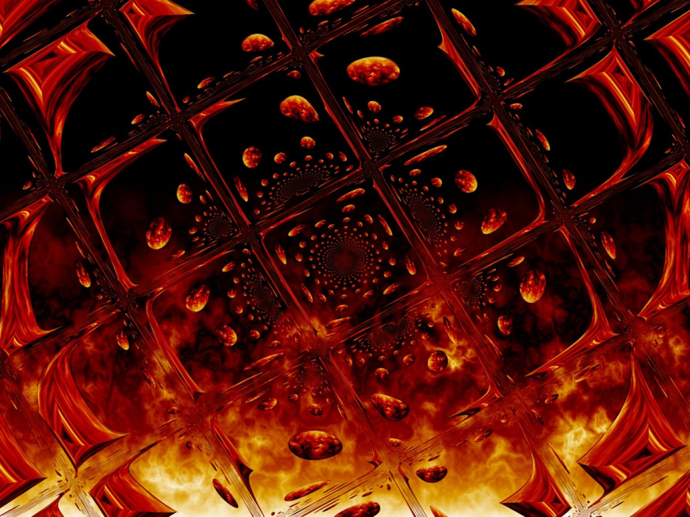 Download mobile wallpaper Glass, Fire, Artistic for free.