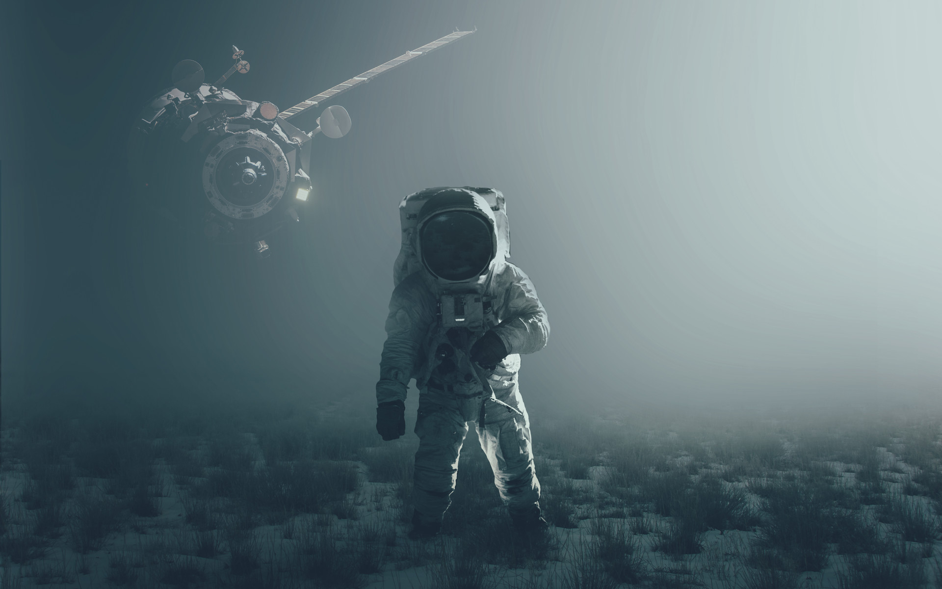 Laden Sie das Science Fiction, Astronaut-Bild kostenlos auf Ihren PC-Desktop herunter