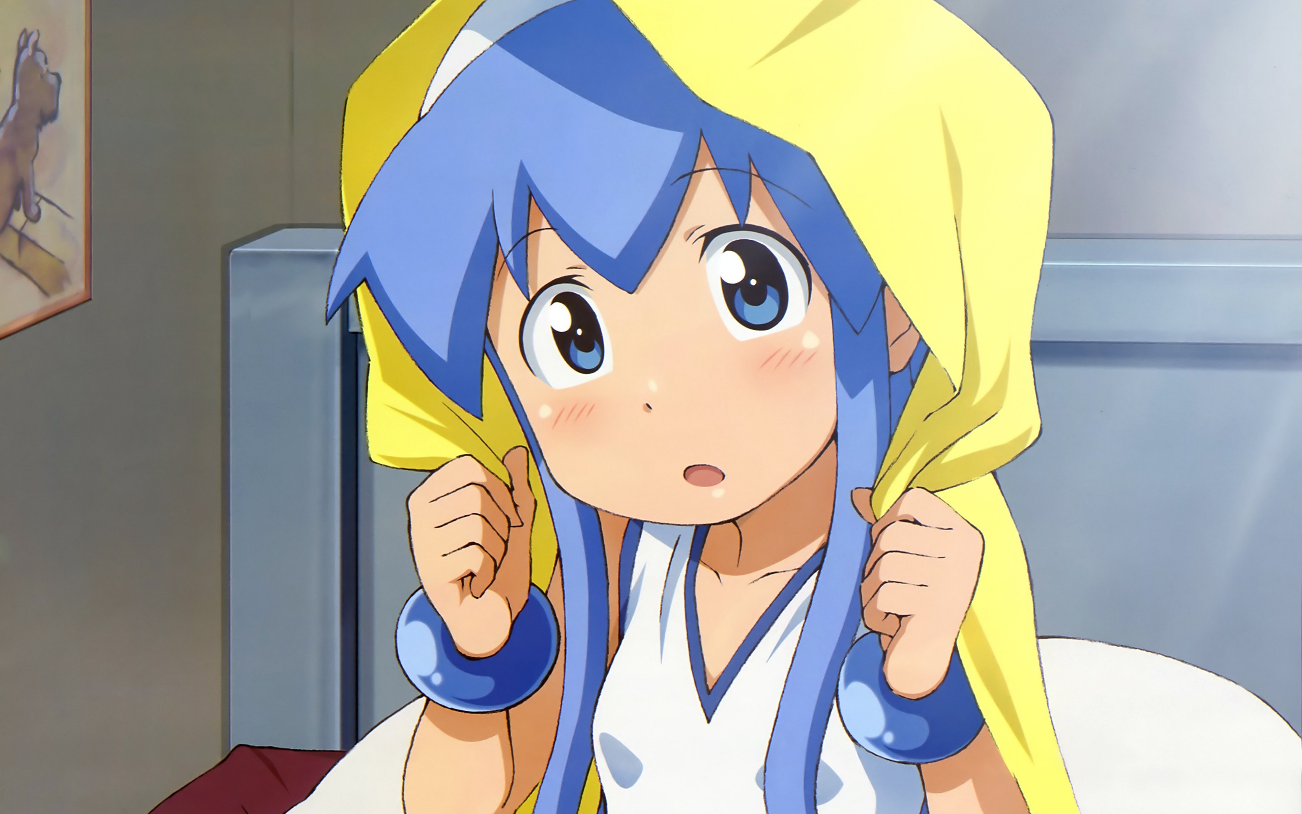 anime, squid girl, ika musume cell phone wallpapers